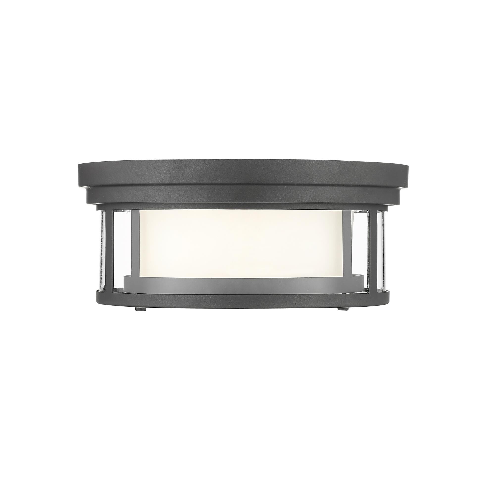 Shown in Bronze finish and Glass shade