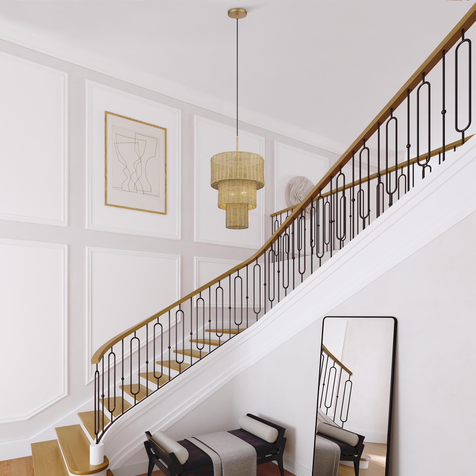 Weavington 14 Inch Large Pendant by Livex Lighting