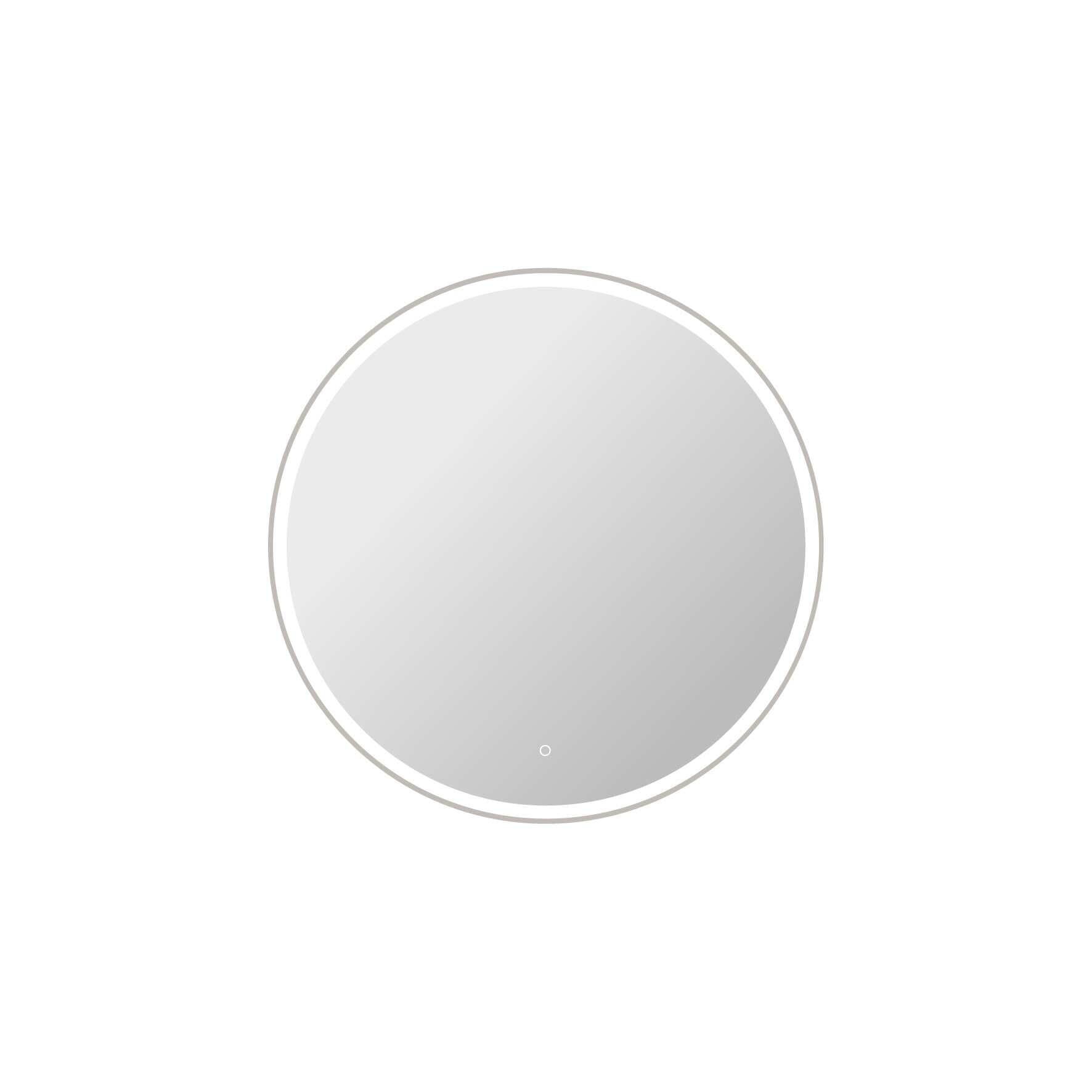 Harmoni 42 Inch Round LED Lighted Mirror by Elegant Decor