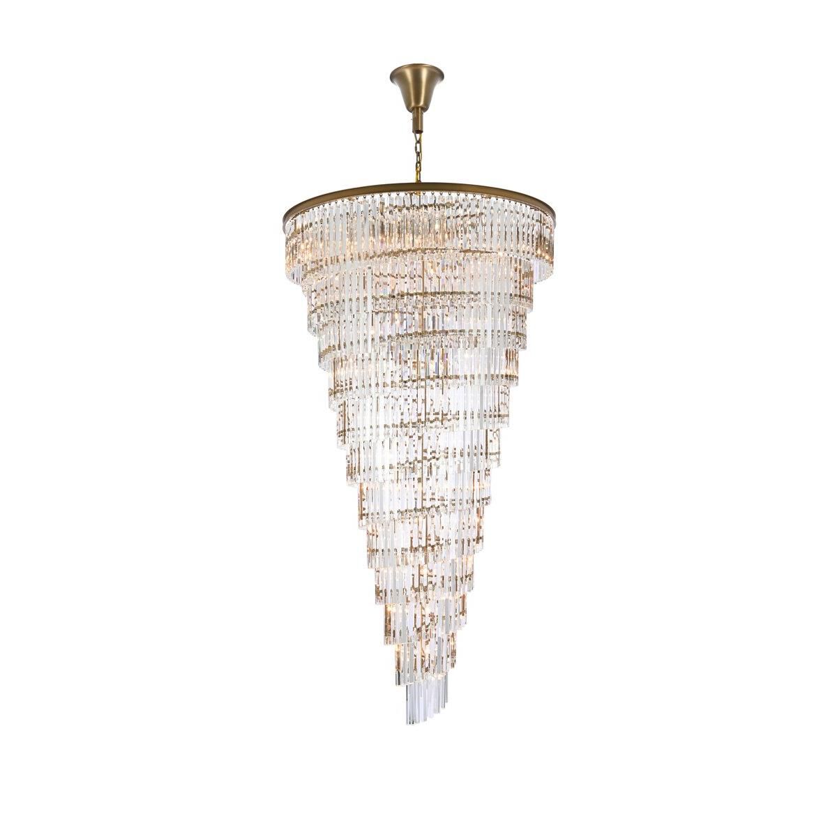 Sydney 48 Inch 58 Light Chandelier by Elegant Lighting