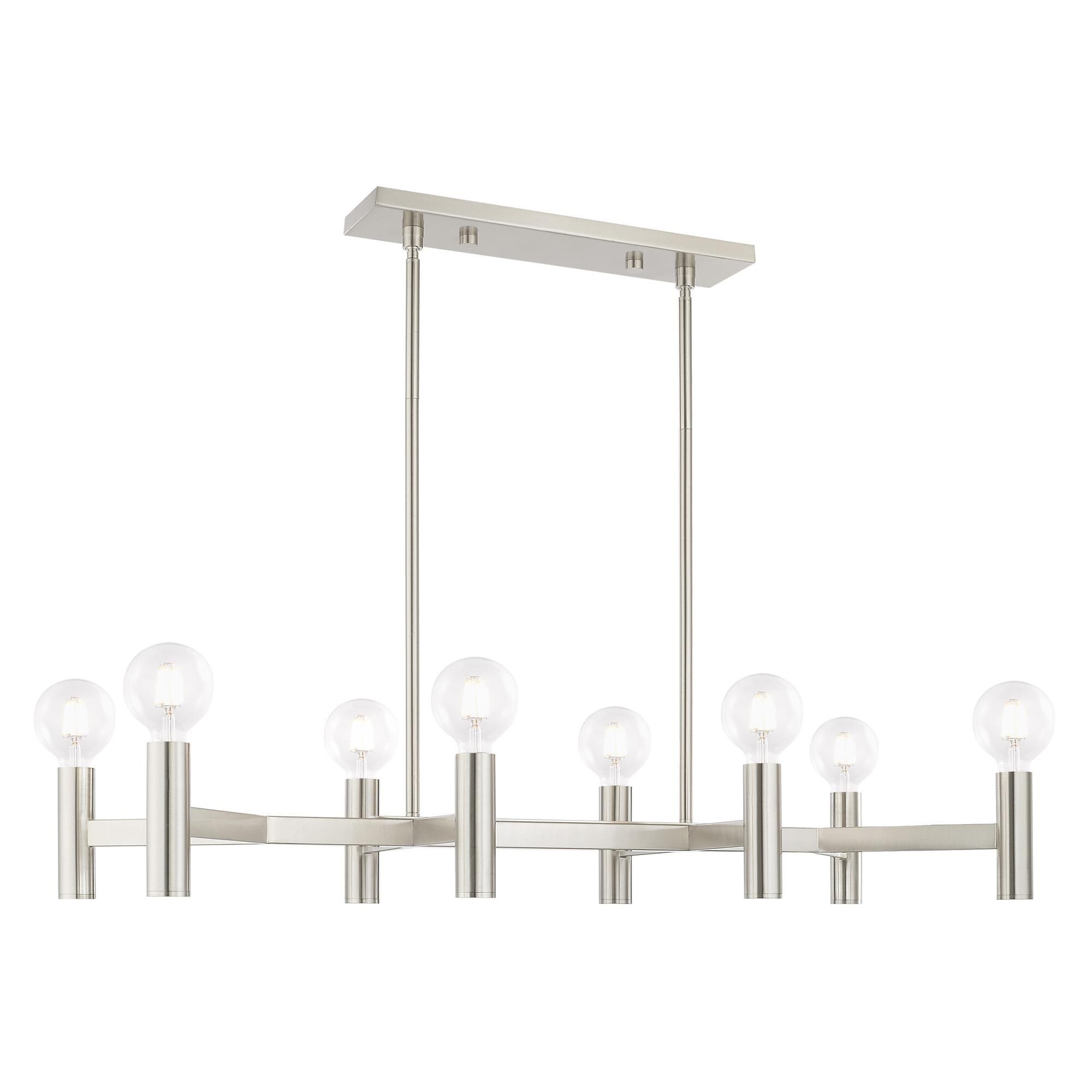 Copenhagen 40 Inch 8 Light Linear Suspension Light by Livex Lighting