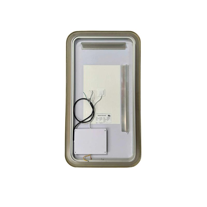 Harmoni 36 Inch Rectangular LED Lighted Mirror by Elegant Decor