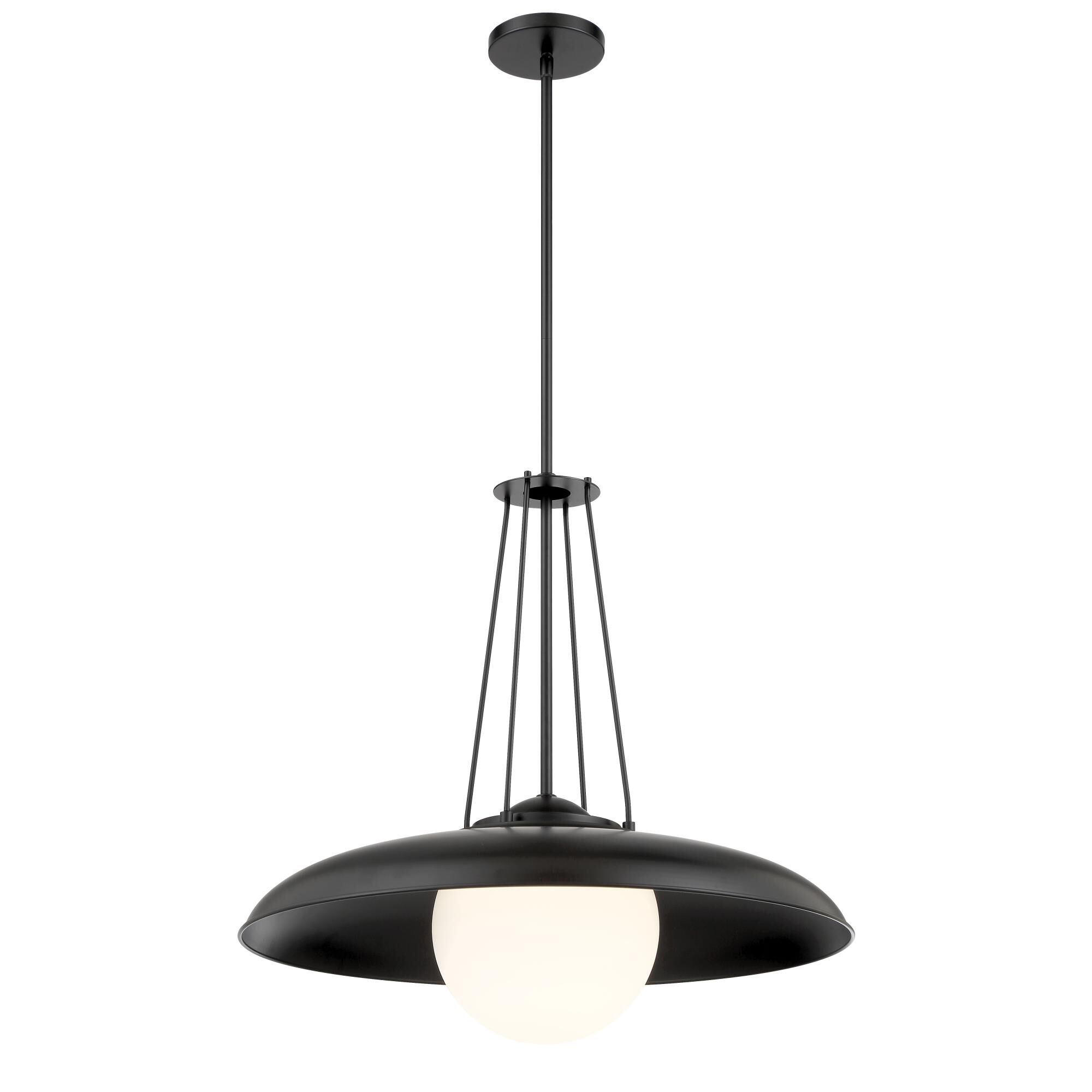 Shown in Coal finish and Etched White glass