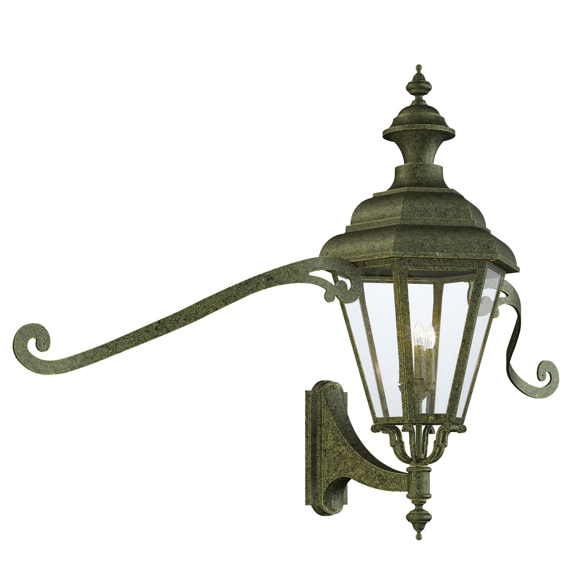 Shown in Verde Bronze finish and Ca glass