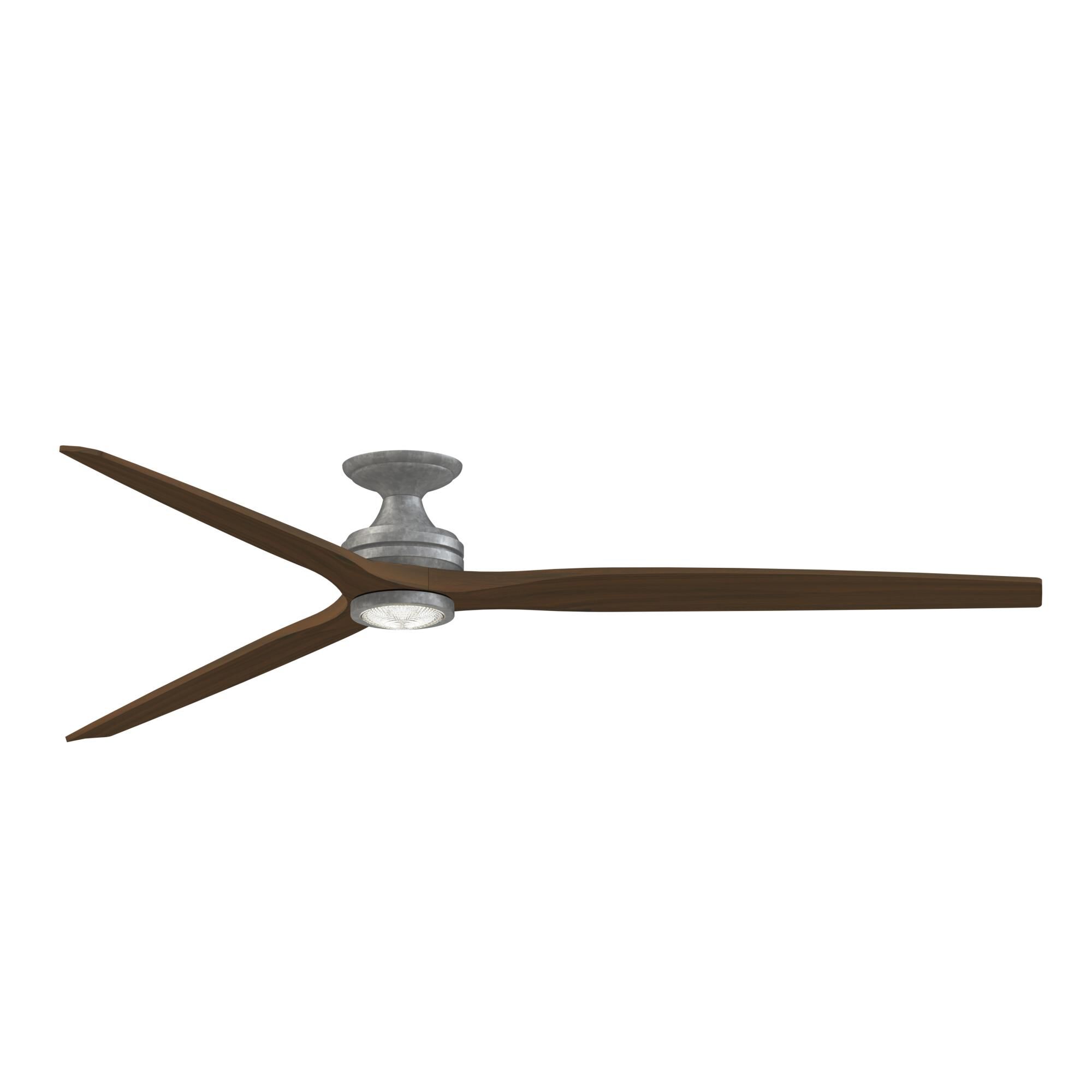 Spitfire 84 Inch Flush Mount Fan with Light Kit by Fanimation