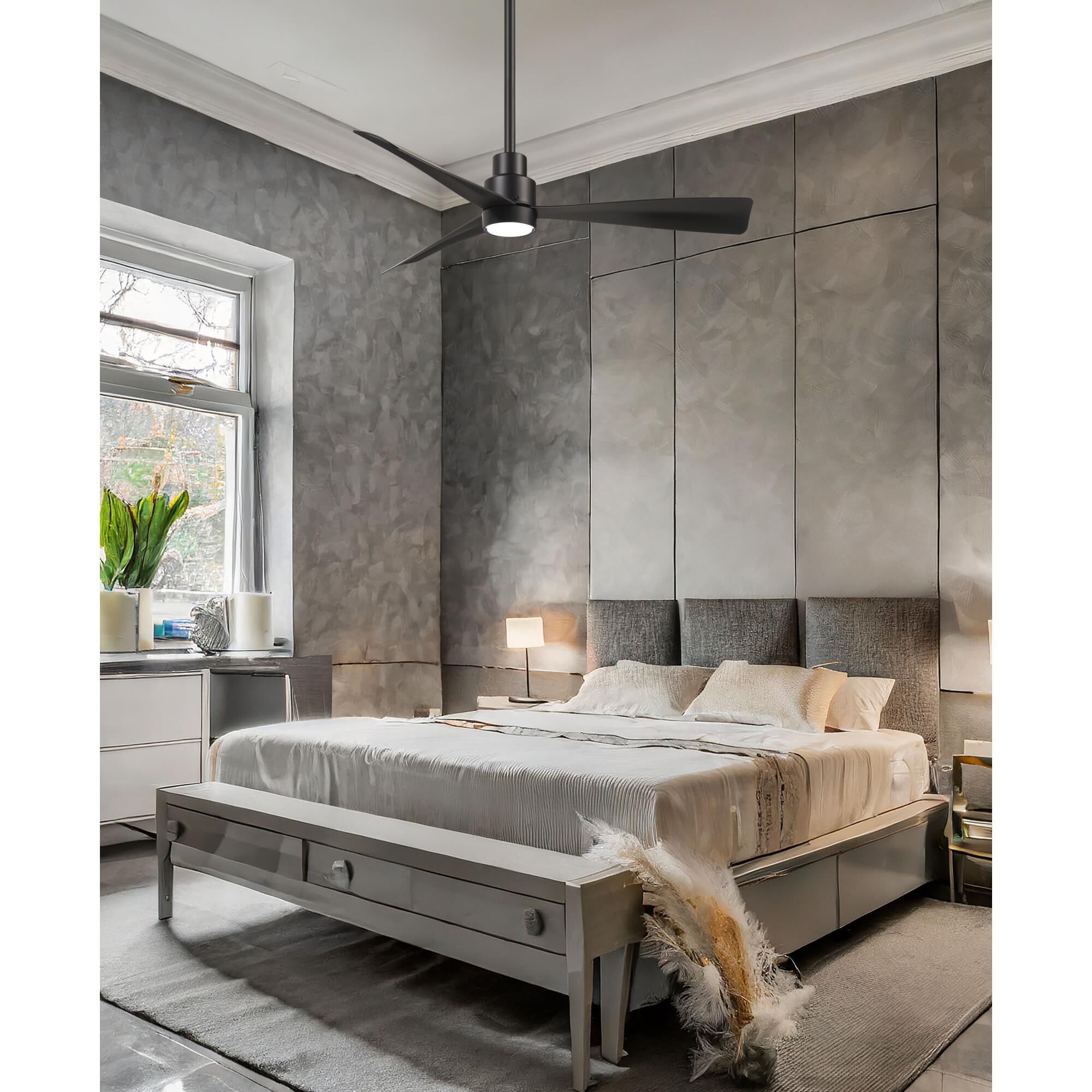 Simple Outdoor Rated 44 Inch Ceiling Fan by Minka Aire