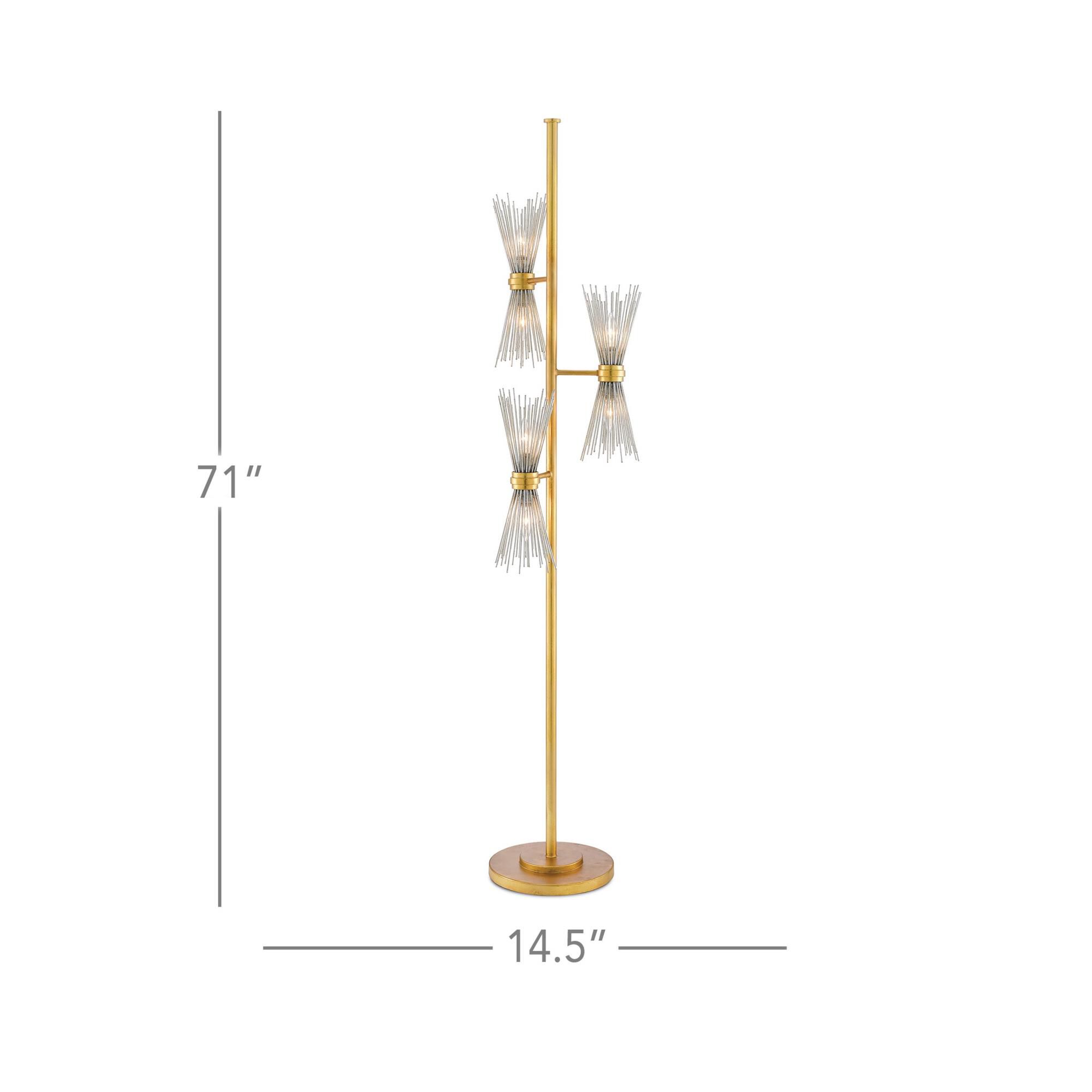Novatude 71 Inch Floor Lamp by Currey and Company
