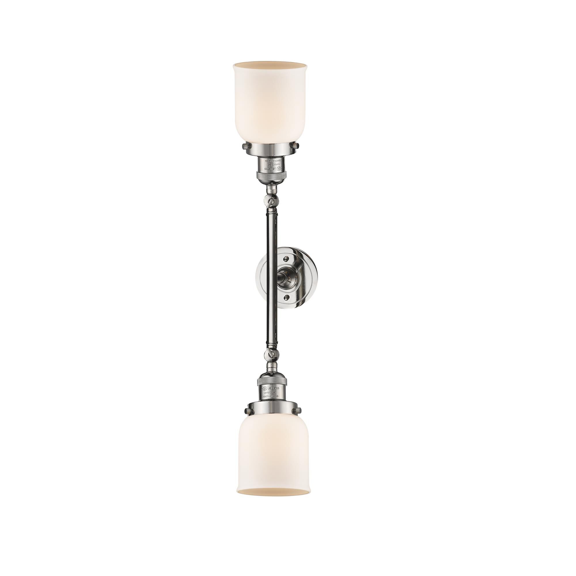 Bruno Marashlian Small Bell 16 Inch 2 Light Bath Vanity Light by Innovations Lighting