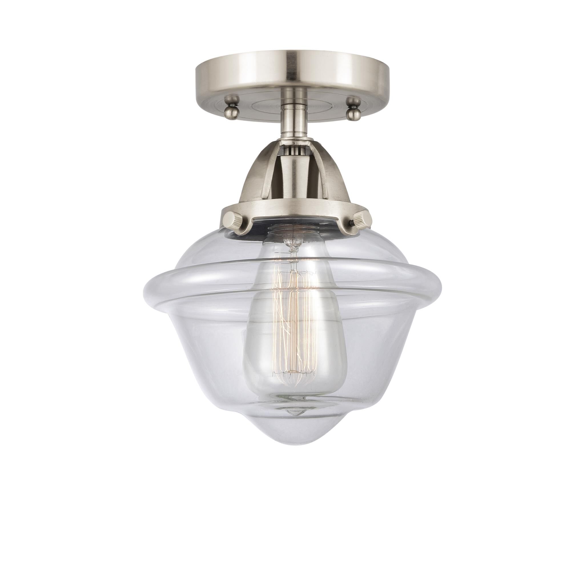 Bruno Marashlian Oxford 7 Inch 1 Light Semi Flush Mount by Innovations Lighting