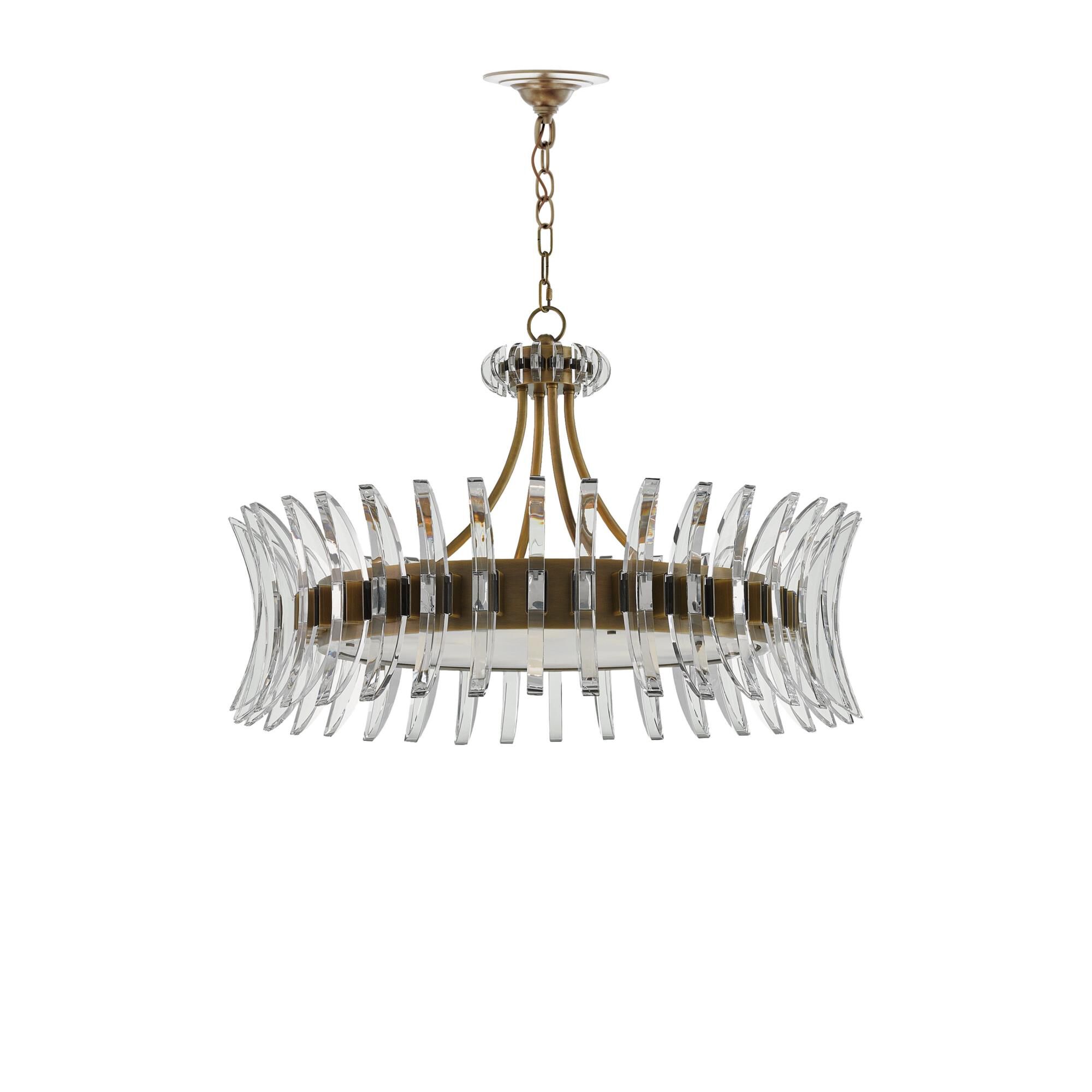 Coquette 29 Inch Large Pendant by Currey and Company