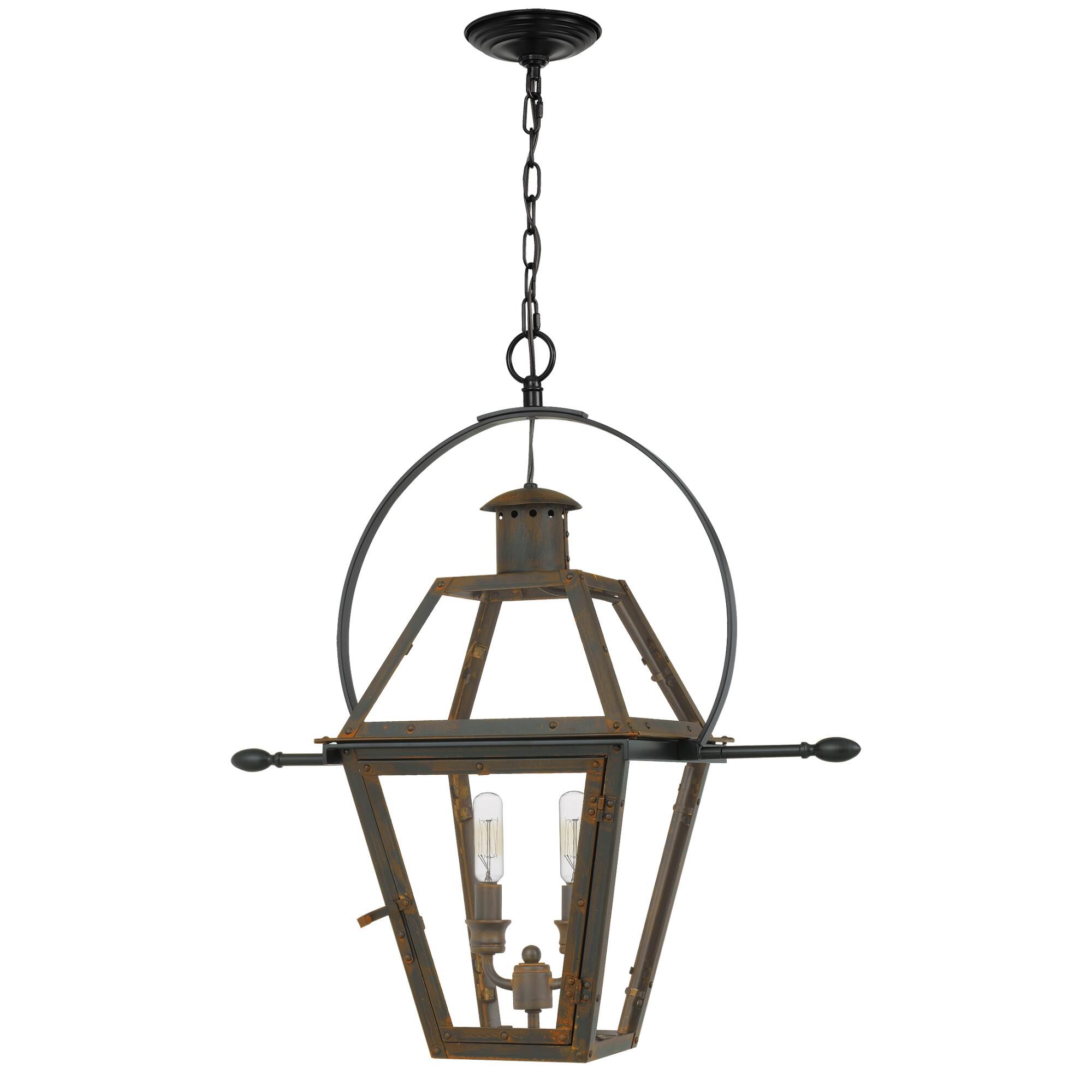 Rue De Royal 23 Inch Tall 2 Light Outdoor Hanging Lantern by Quoizel
