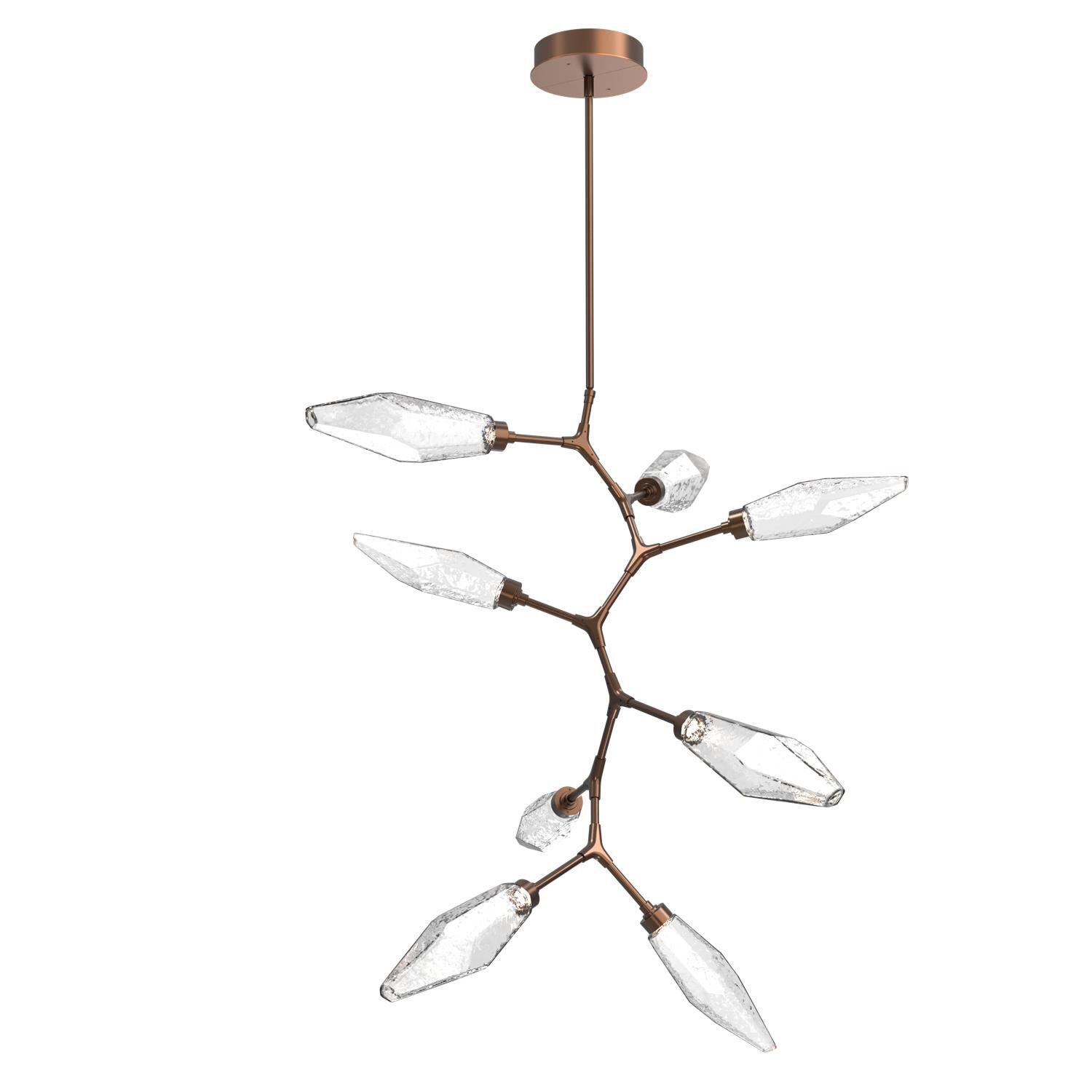 Rock Crystal Multi Light Pendant by Hammerton Studio