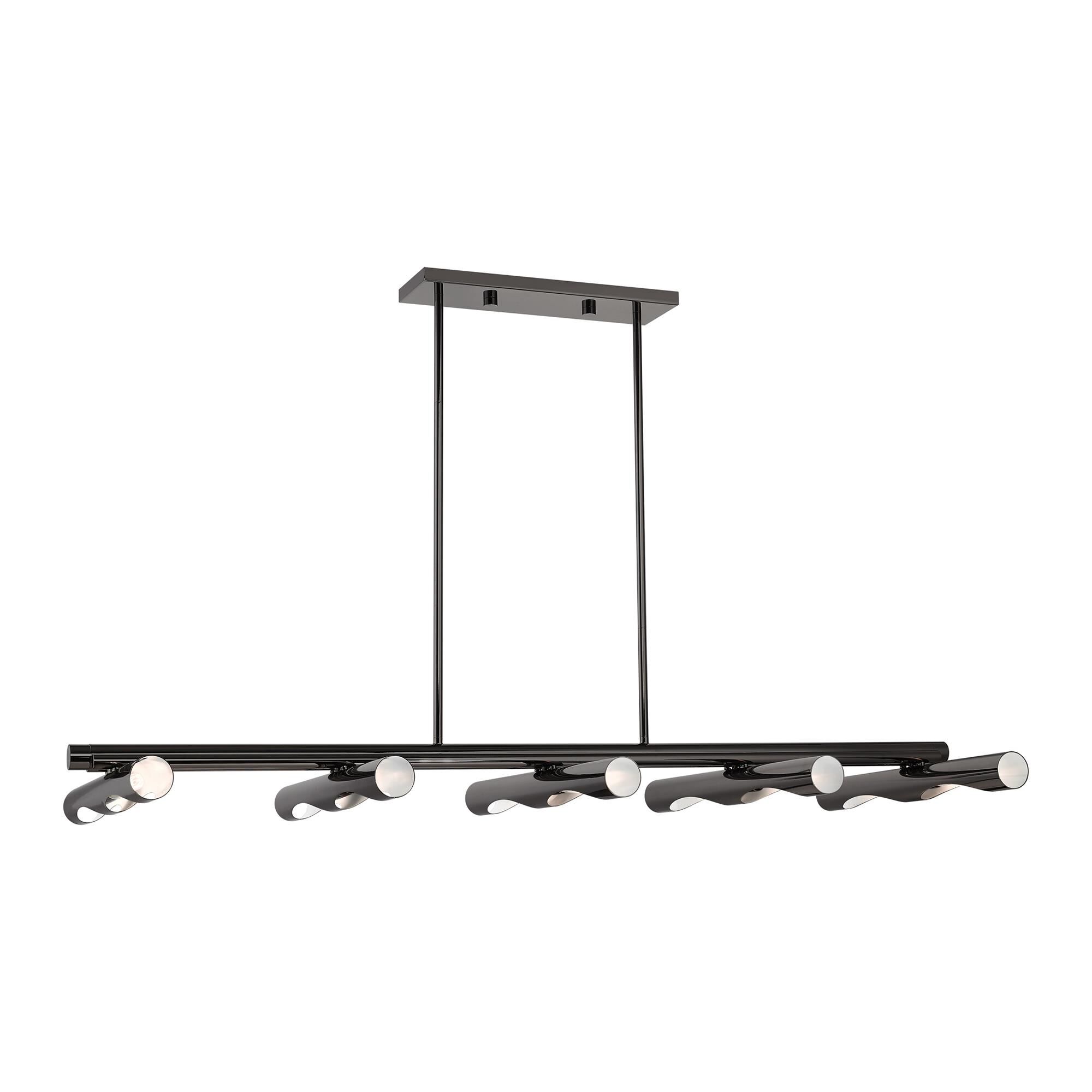 Acra 50 Inch 10 Light Linear Suspension Light by Livex Lighting
