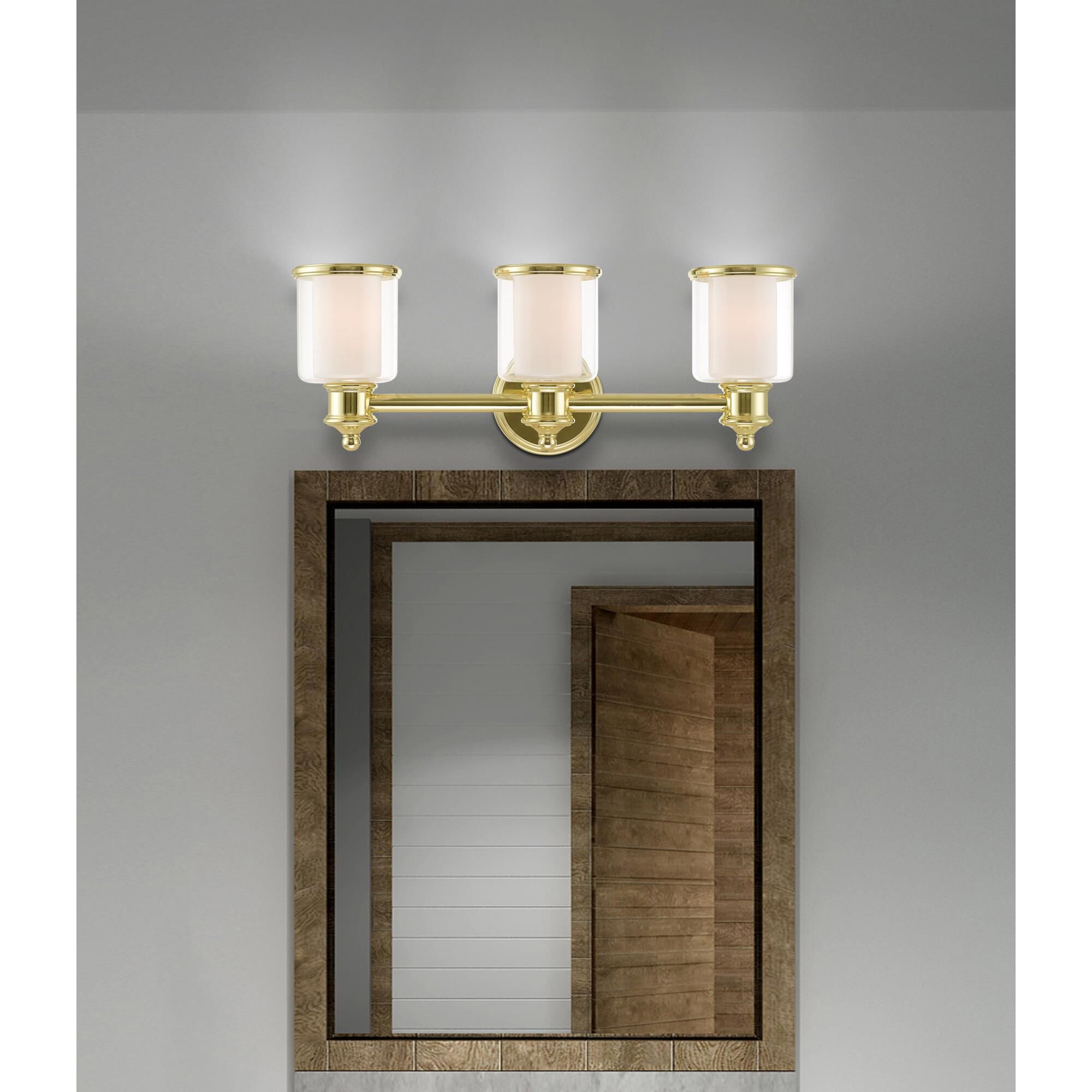 Middlebush 23 Inch 3 Light Bath Vanity Light by Livex Lighting