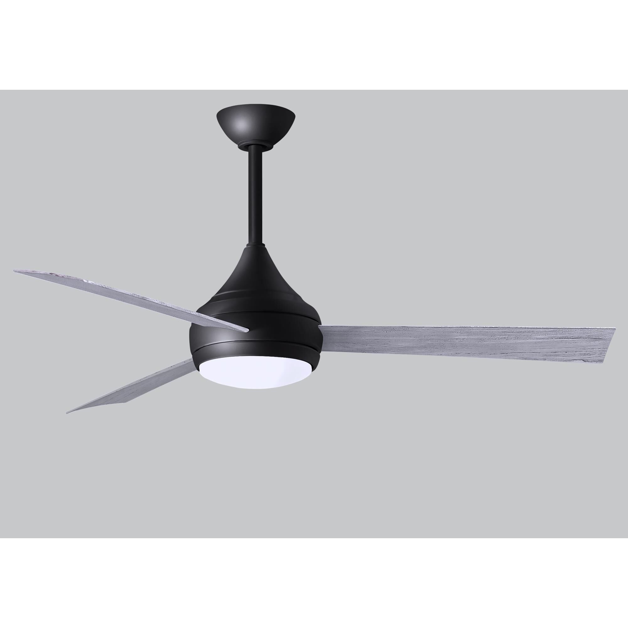 Donaire Outdoor Coastal Wet Rated 52 Inch Ceiling Fan with Light Kit by Matthews Fan Company