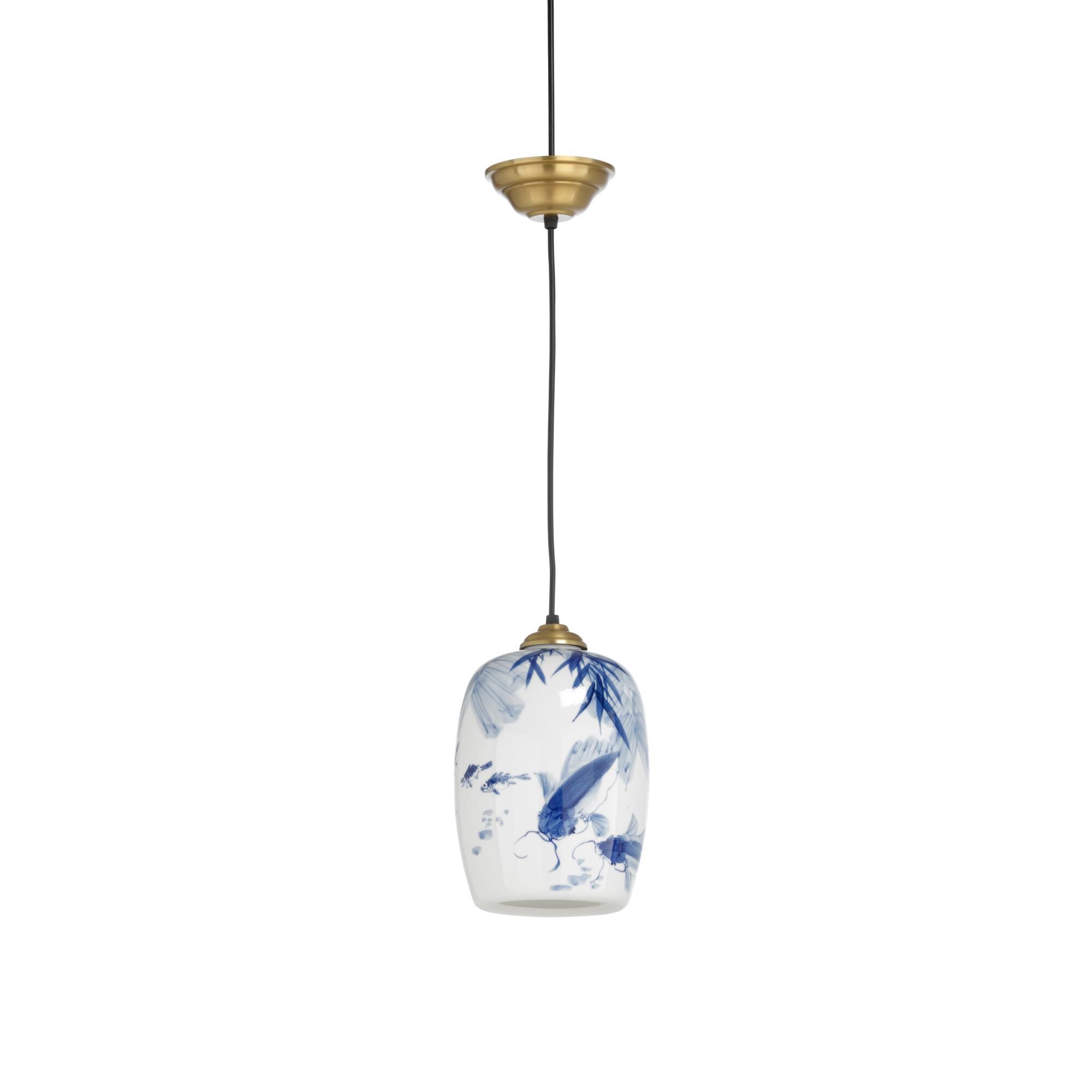 Fish Canton 7 Inch Mini Pendant by Chelsea House
