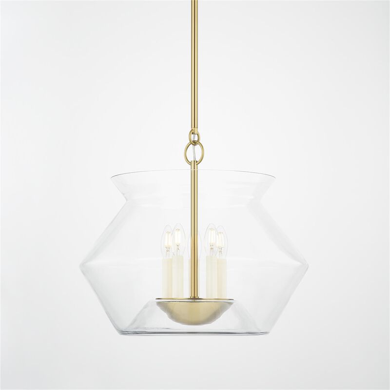 Edmonton 21 Inch Lantern Pendant by Hudson Valley Lighting