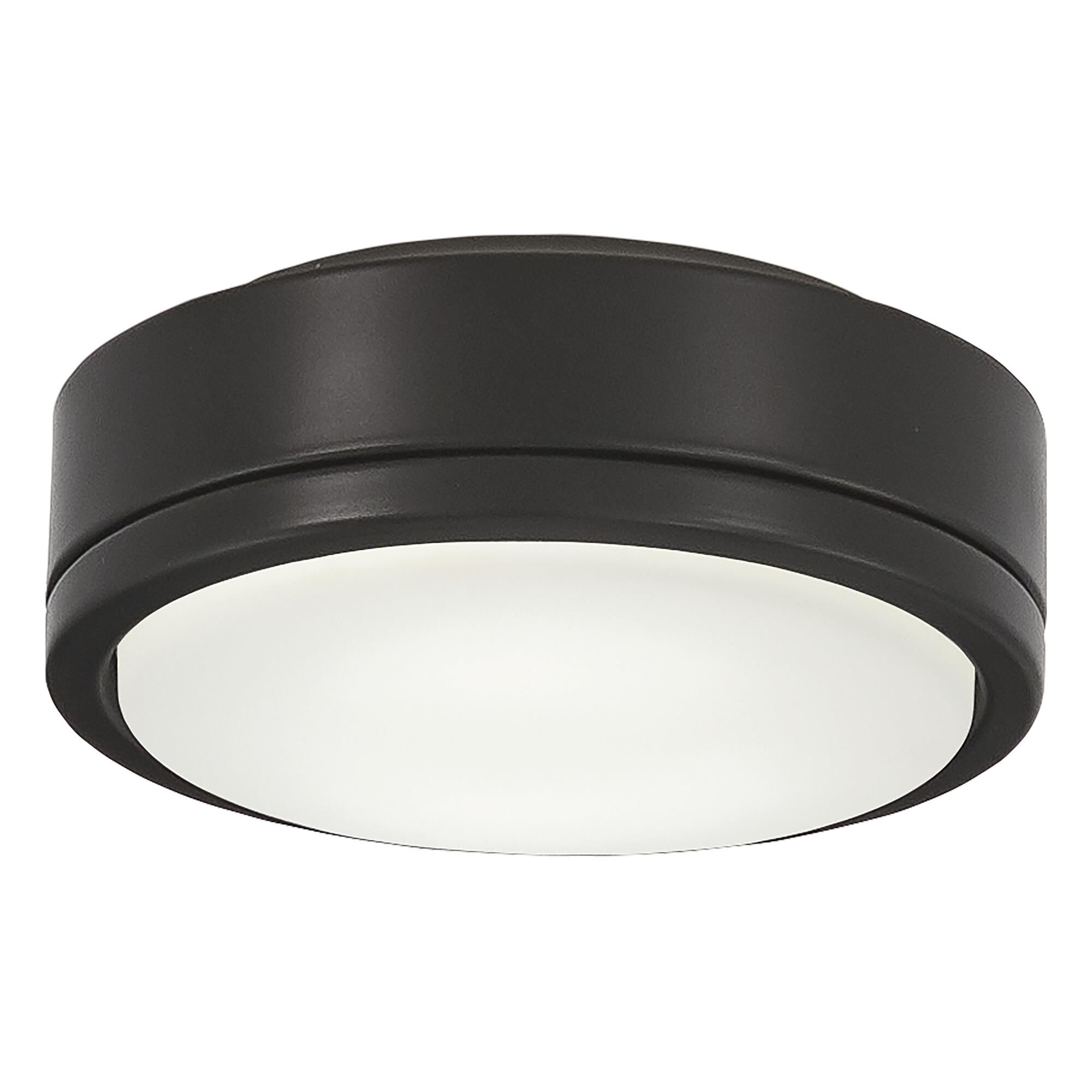 Shown in Coal finish and Frosted White glass