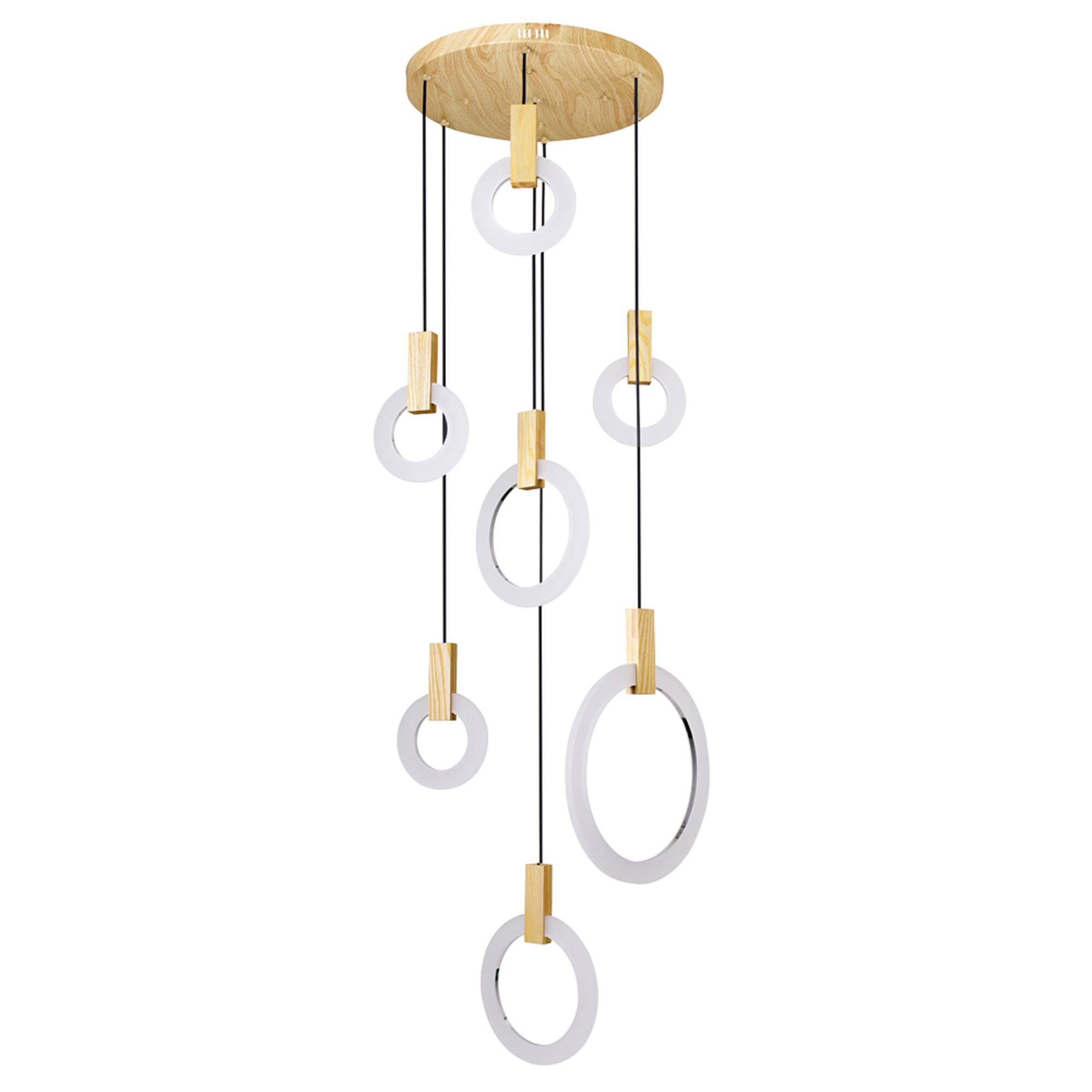 CWI Lighting Anello 28 Inch LED Multi Light Pendant