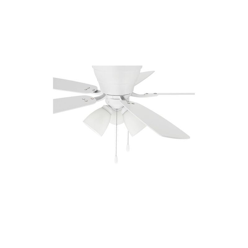 Wheeler 52 3-Light 52 Inch Flush Mount Fan with Light Kit by Craftmade