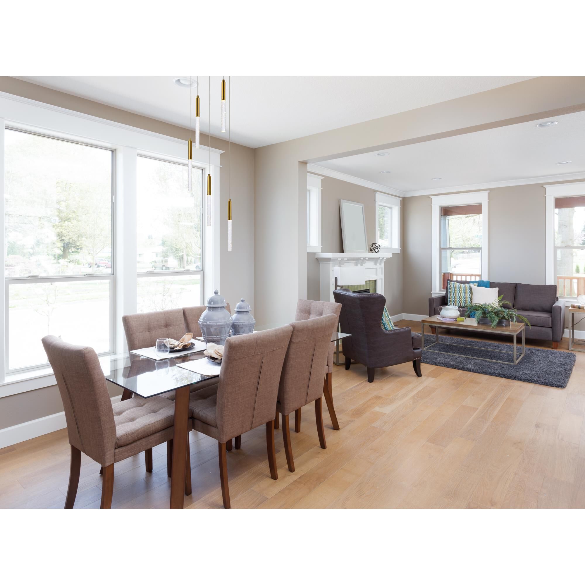 Shown in Gold finish and Clear Royal Cut crystal