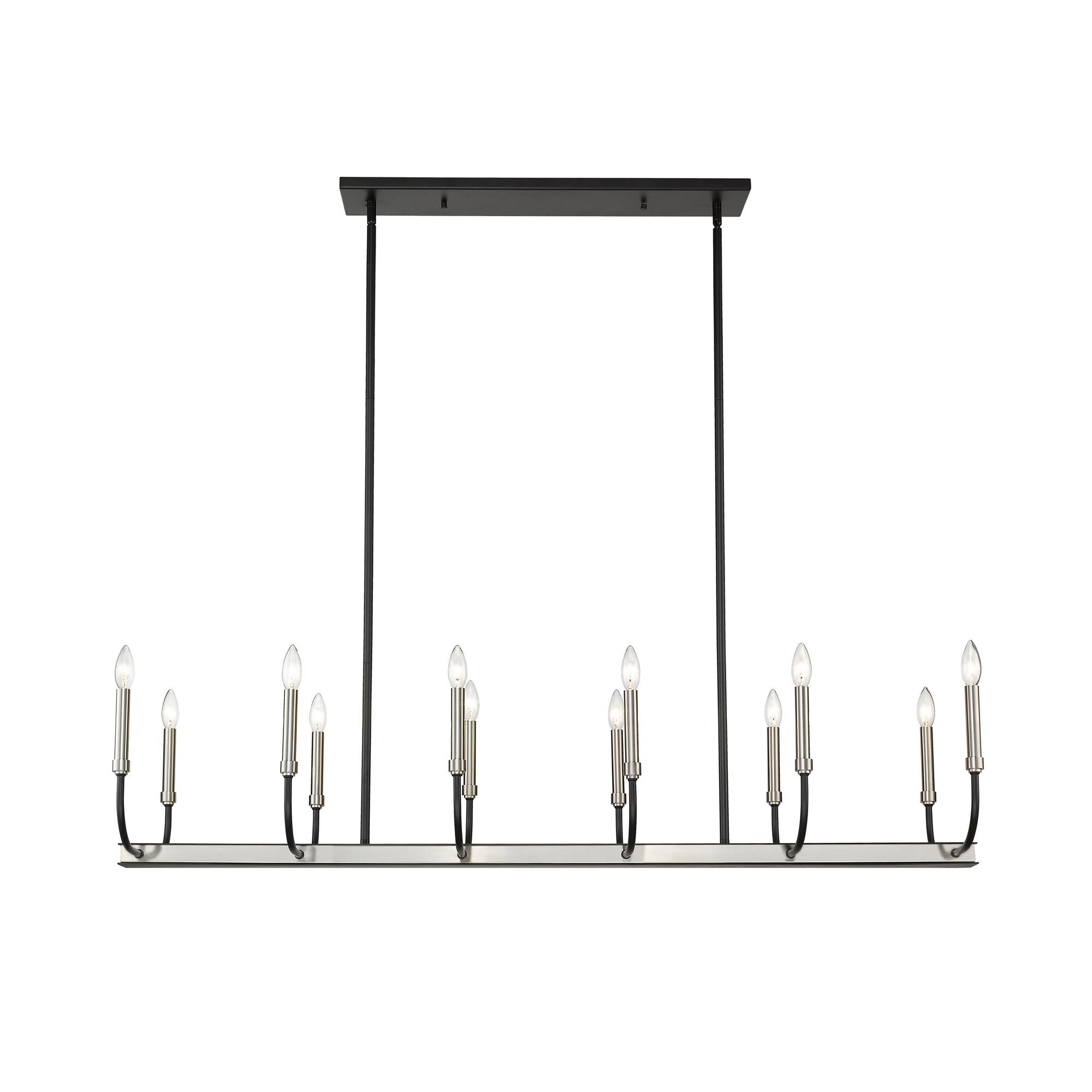 Shown in Matte Black + Brushed Nickel finish and --- glass and --- shade