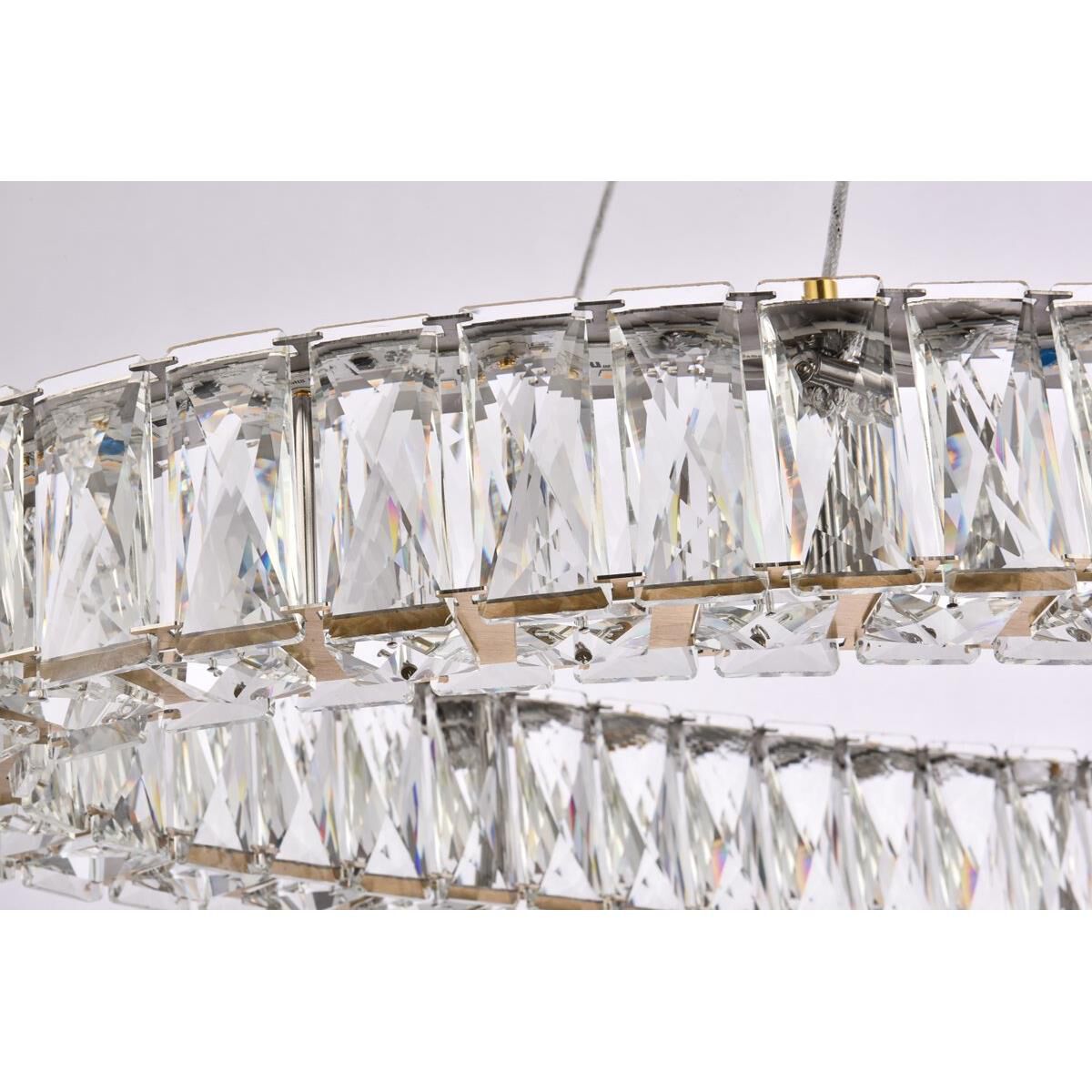 Monroe Linear Suspension Light by Elegant Lighting