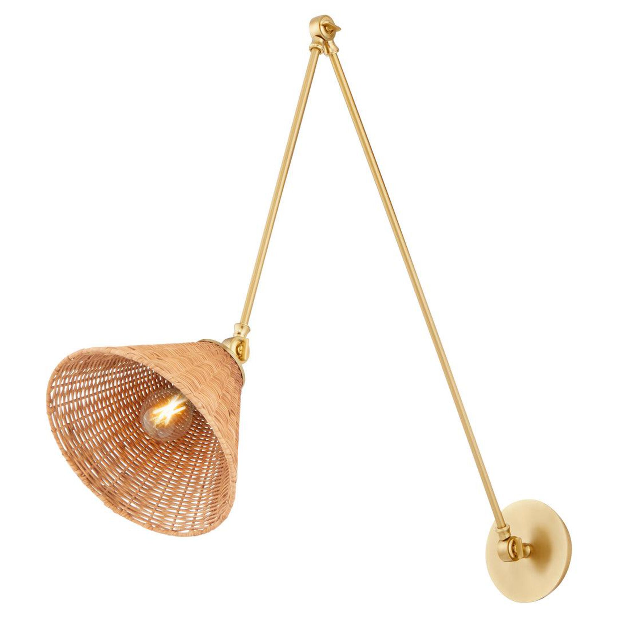 Shown in Aged Brass finish