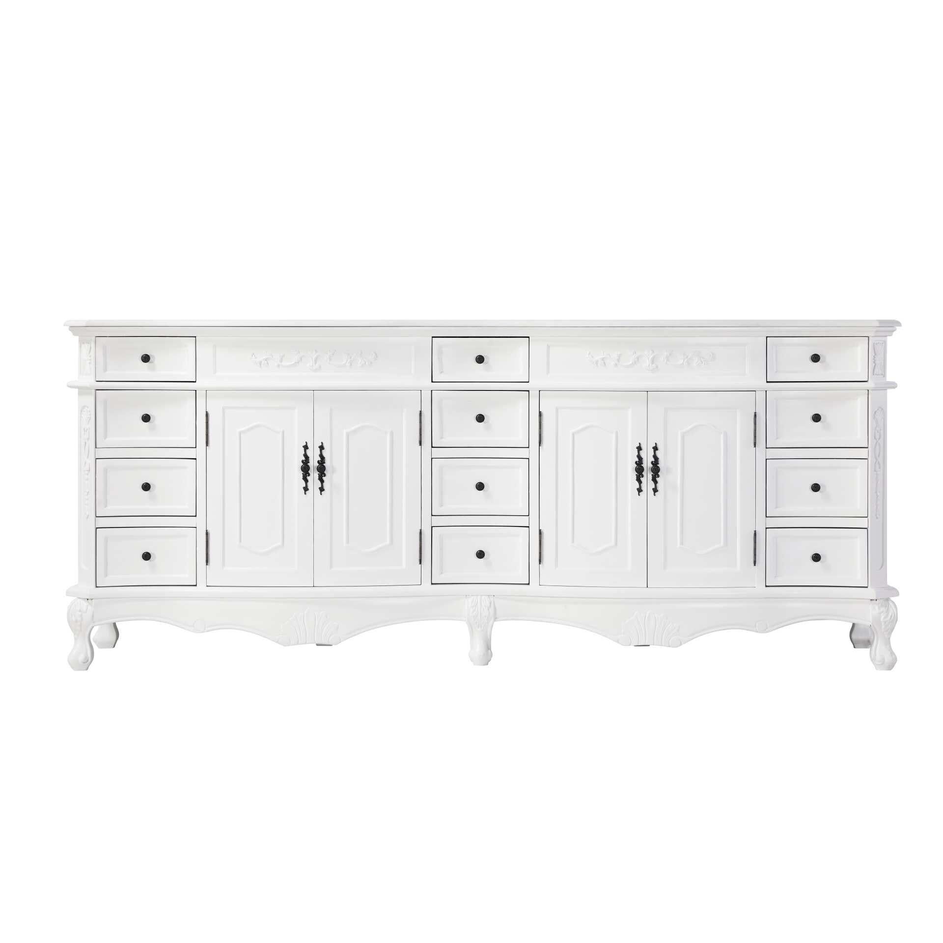 Shown in Antique White finish