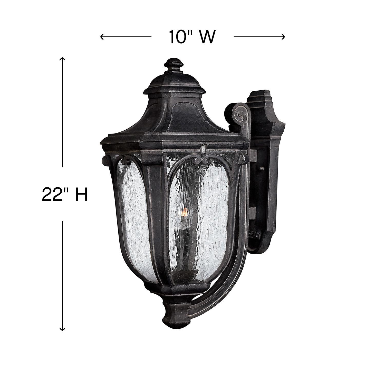 Trafalgar 22 Inch Tall 3 Light Outdoor Wall Light by Hinkley Lighting