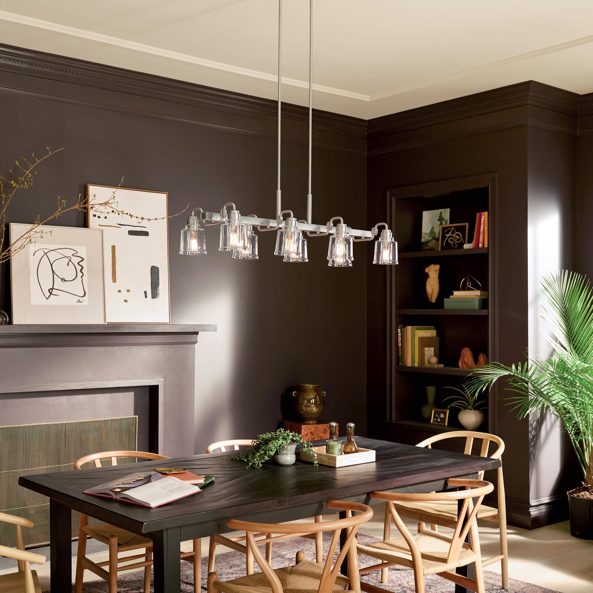 Aivian 42 Inch 8 Light Linear Suspension Light by Kichler Lighting