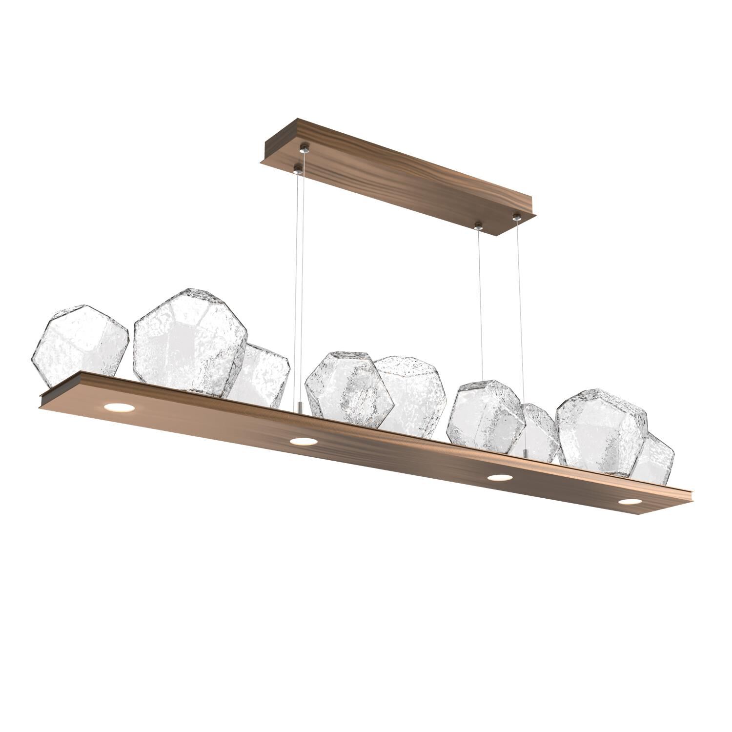 Shown in Oil Rubbed Bronze finish and Clear glass