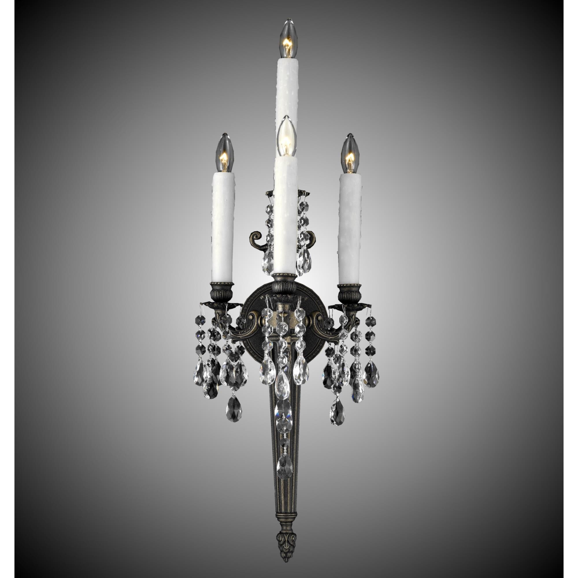 Wall Sconces 30 Inch Wall Sconce by American Brass and Crystal