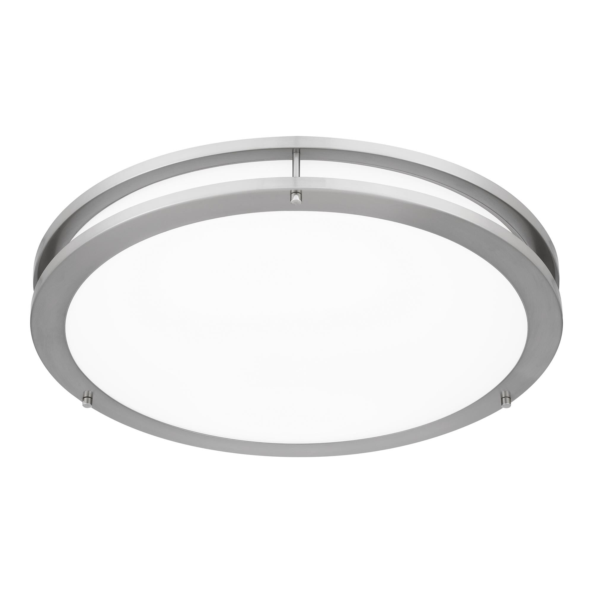 Euclid 24 Inch 1 Light LED Semi Flush Mount by Quoizel