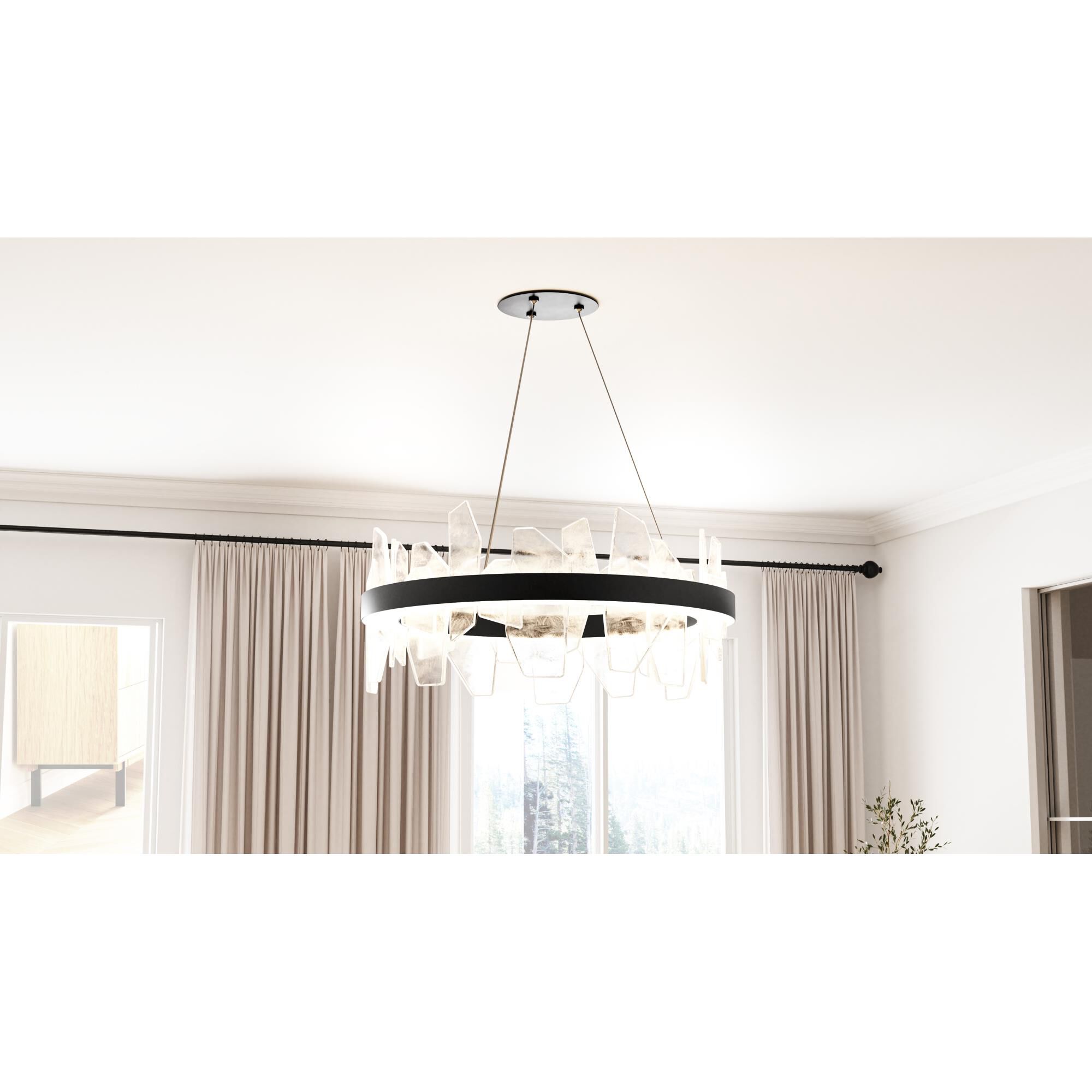 Aurelia 30 Inch Chandelier by Quoizel