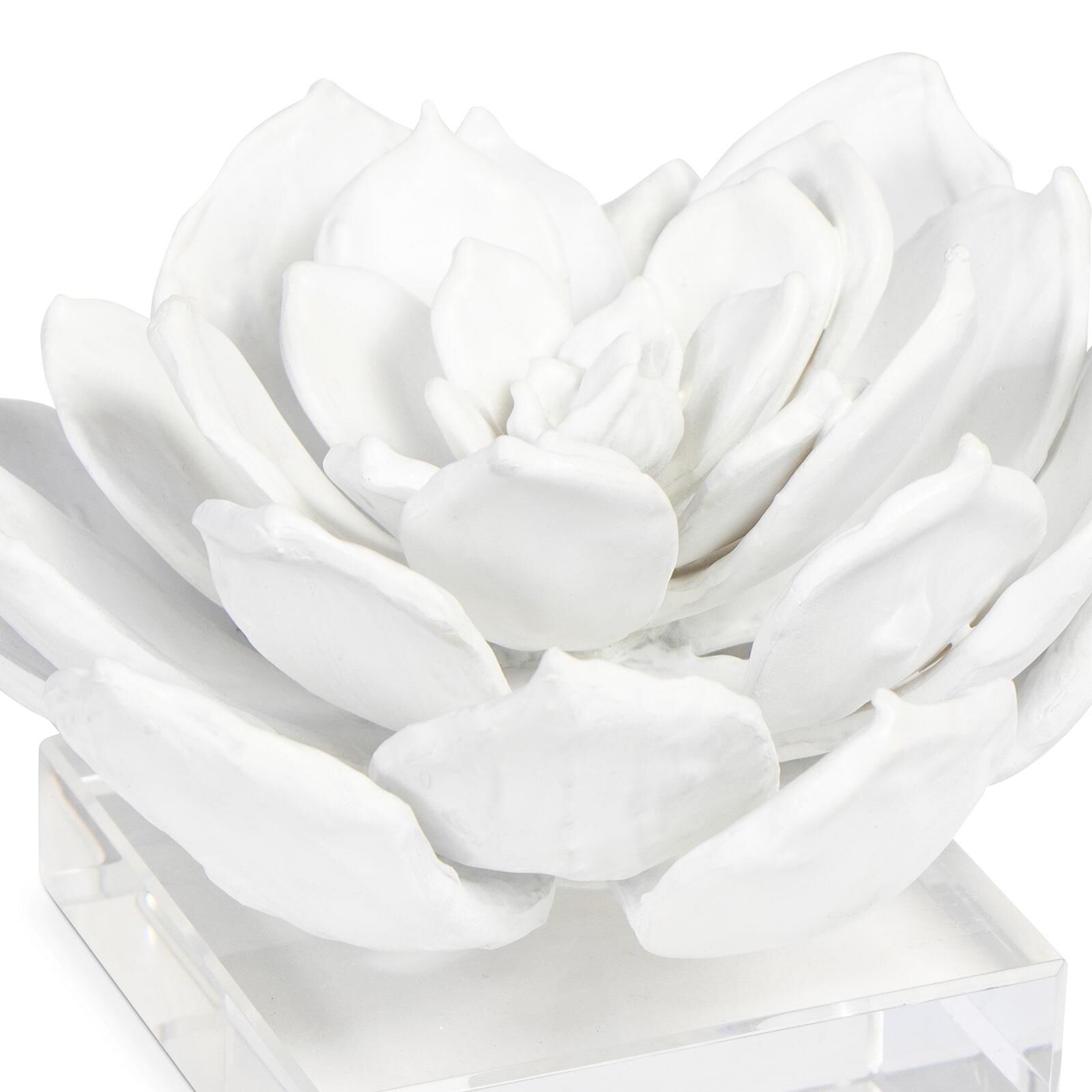 Shown in White finish and - None - shade