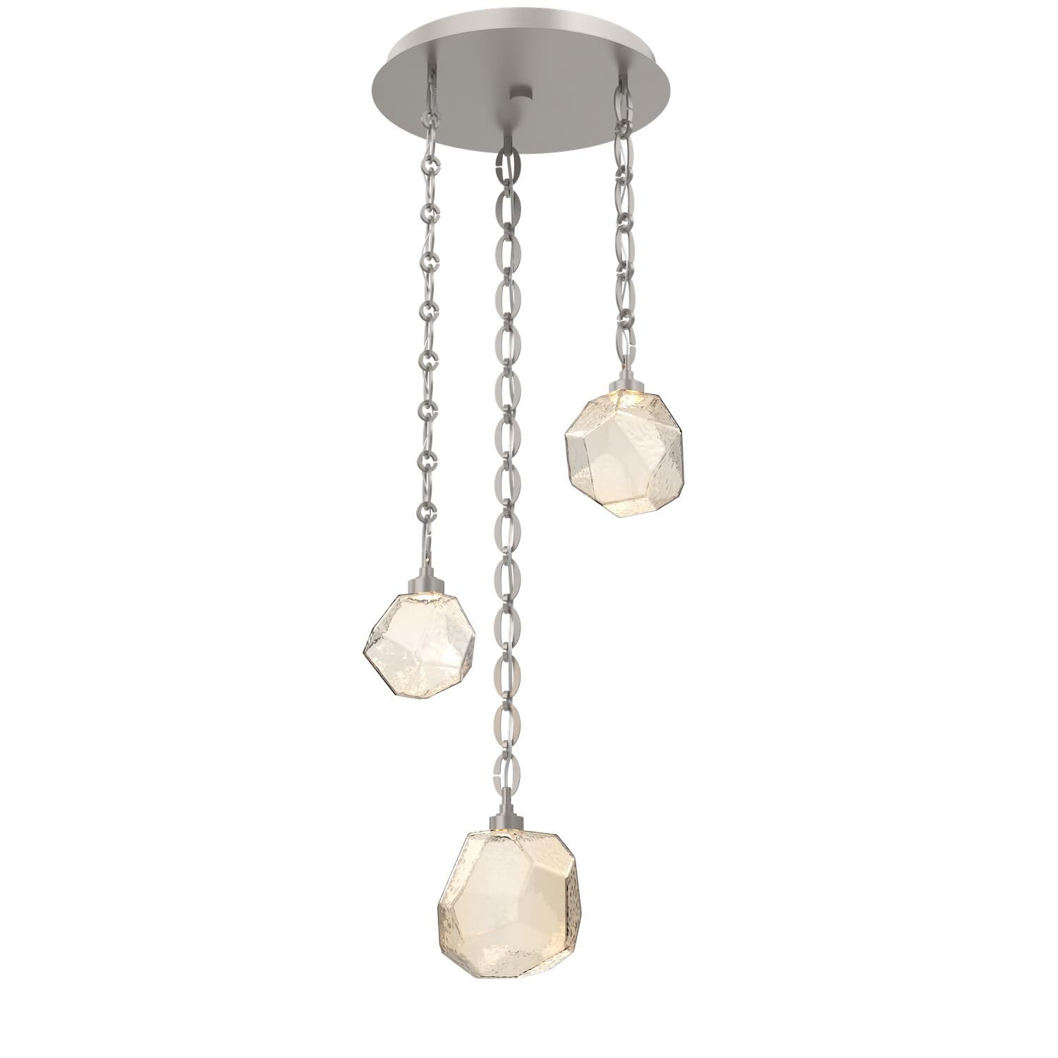 Levi Wilson Gem 21 Inch Multi Light Pendant by Hammerton Studio