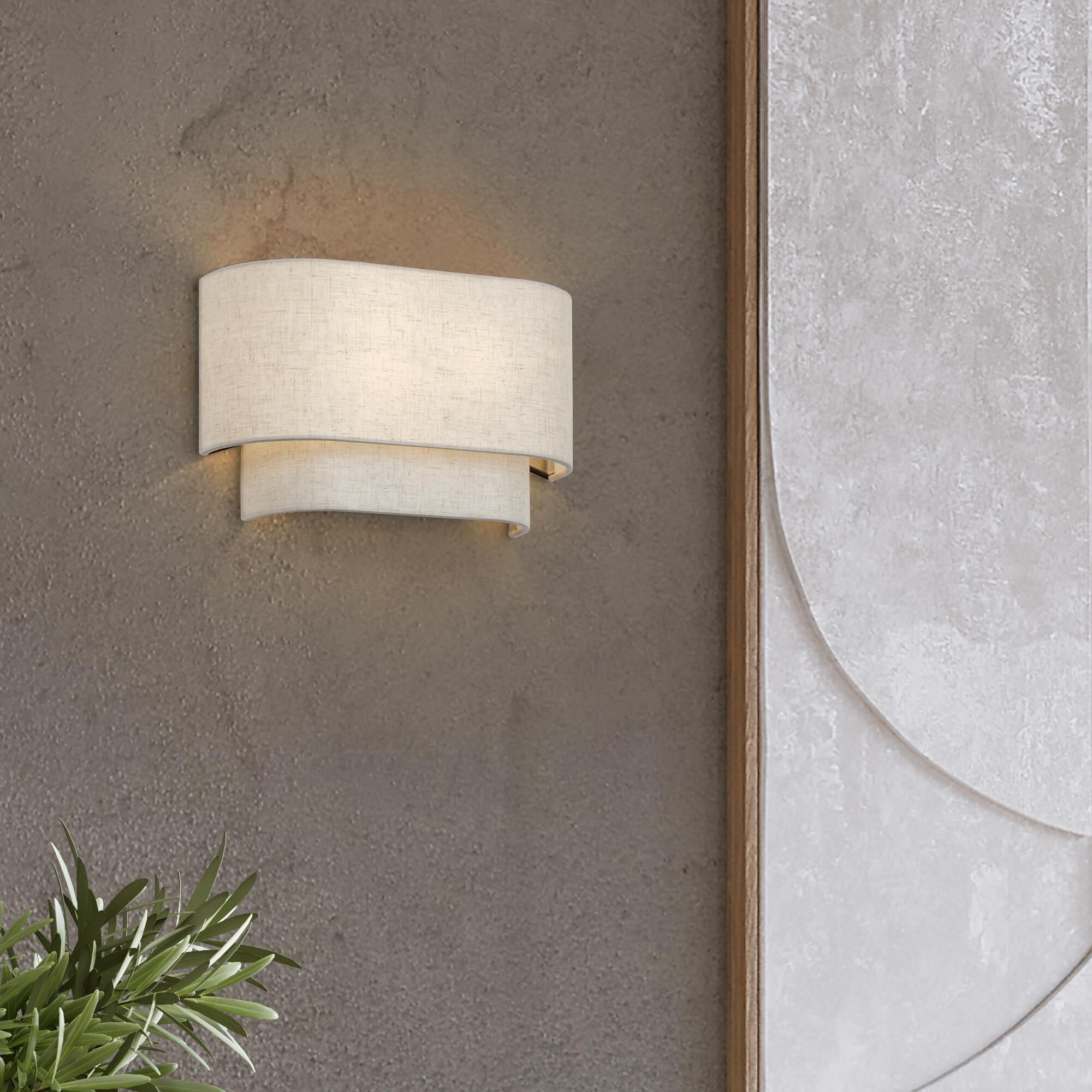 Manorwood 8 Inch Wall Sconce by Livex Lighting
