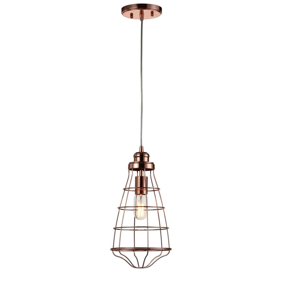 Safavieh Henni 7 Inch LED Cage Pendant