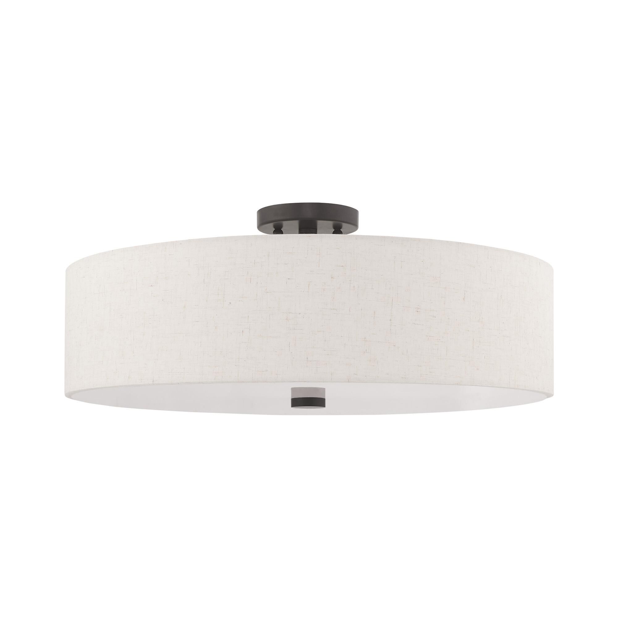 Monroe 22 Inch Semi Flush Mount by Livex Lighting