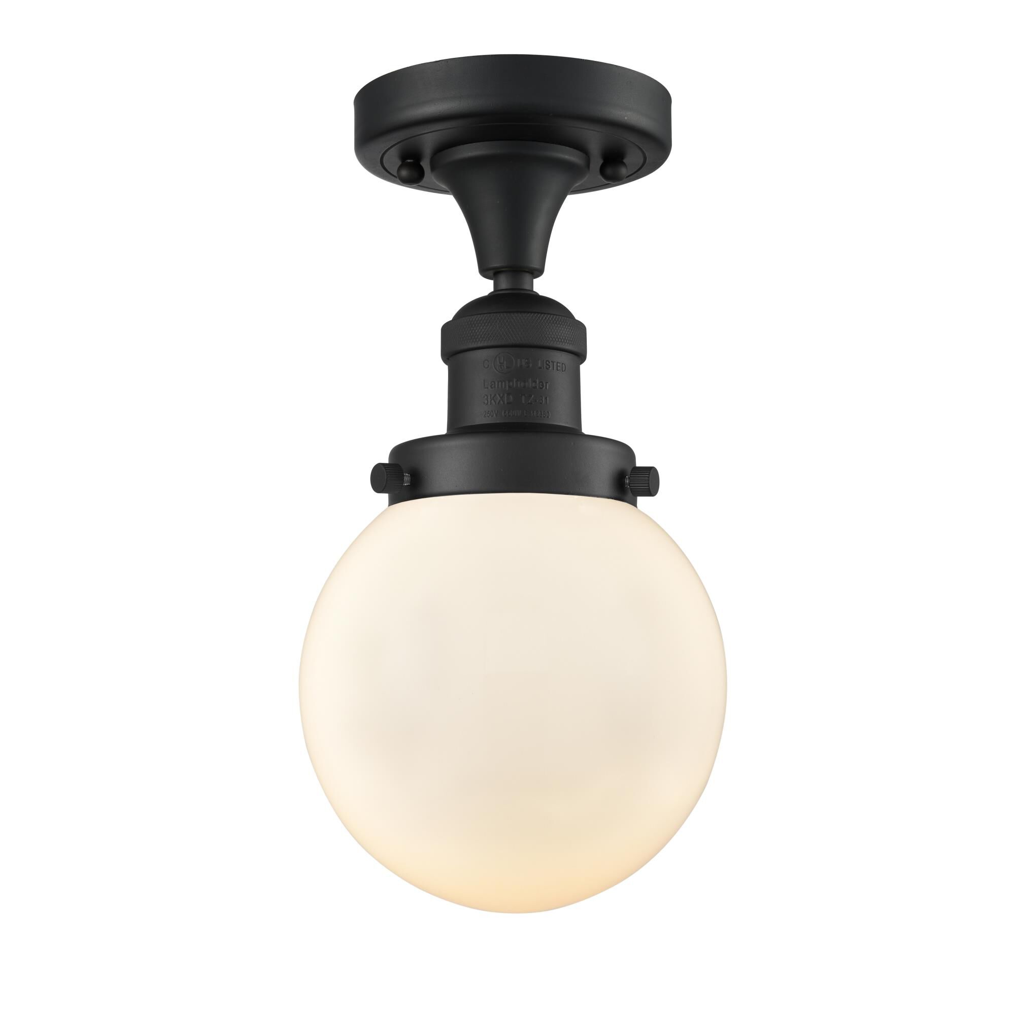 Bruno Marashlian Beacon 6 Inch 1 Light Semi Flush Mount by Innovations Lighting