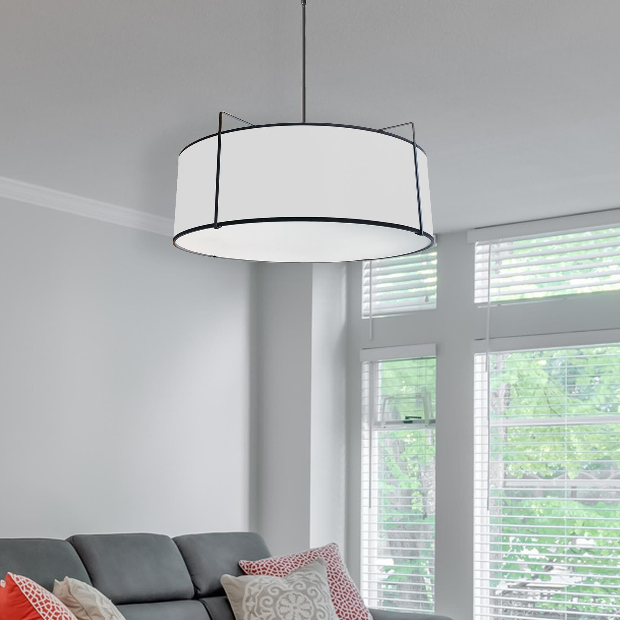 Trapazoid 24 Inch LED Large Pendant by Dainolite