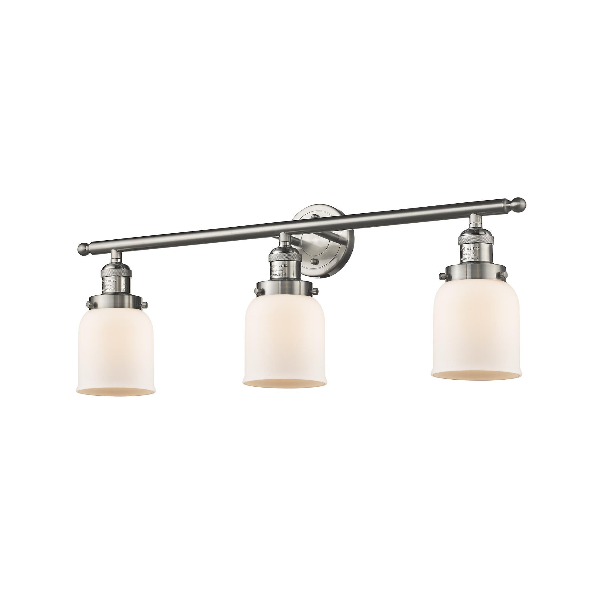 Bruno Marashlian Small Bell 30 Inch 3 Light Bath Vanity Light by Innovations Lighting