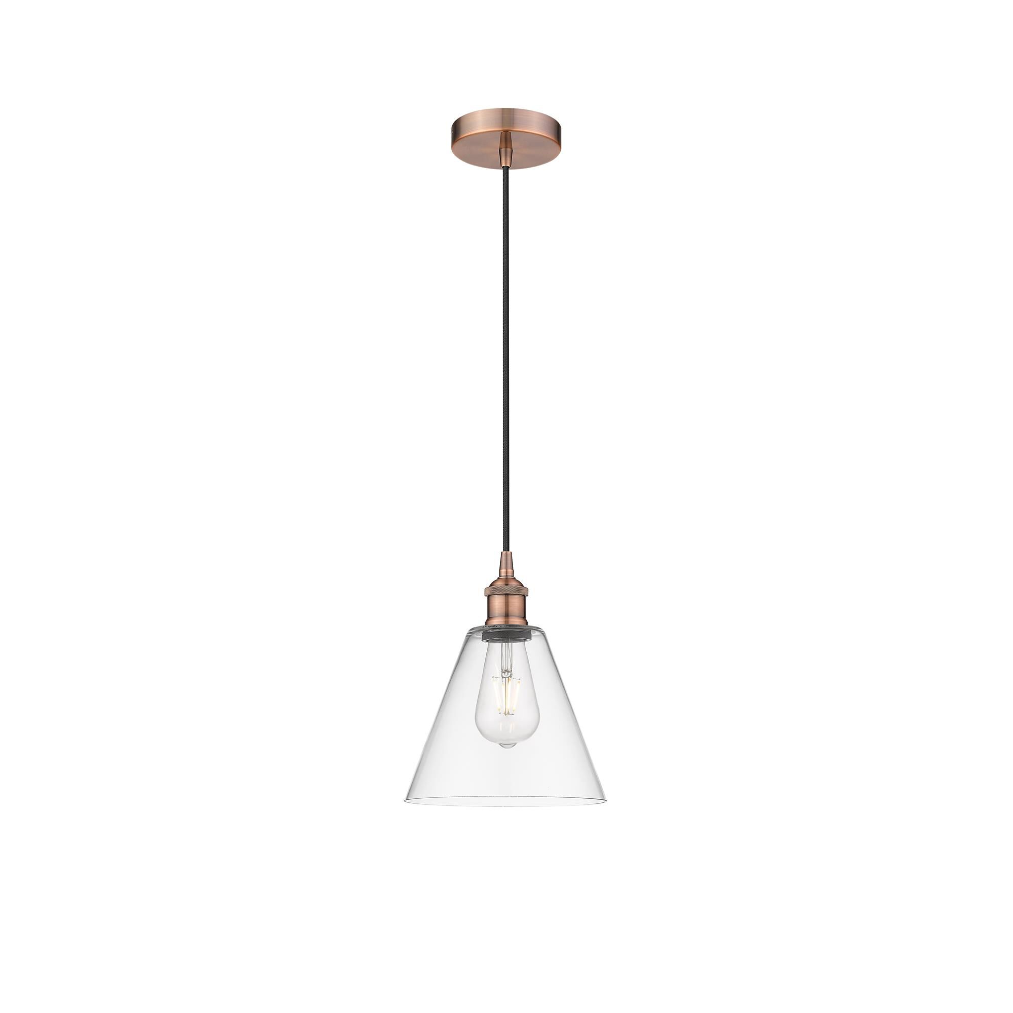 Innovations Lighting Bruno Marashlian Edison Cone 8 Inch Mini Pendant