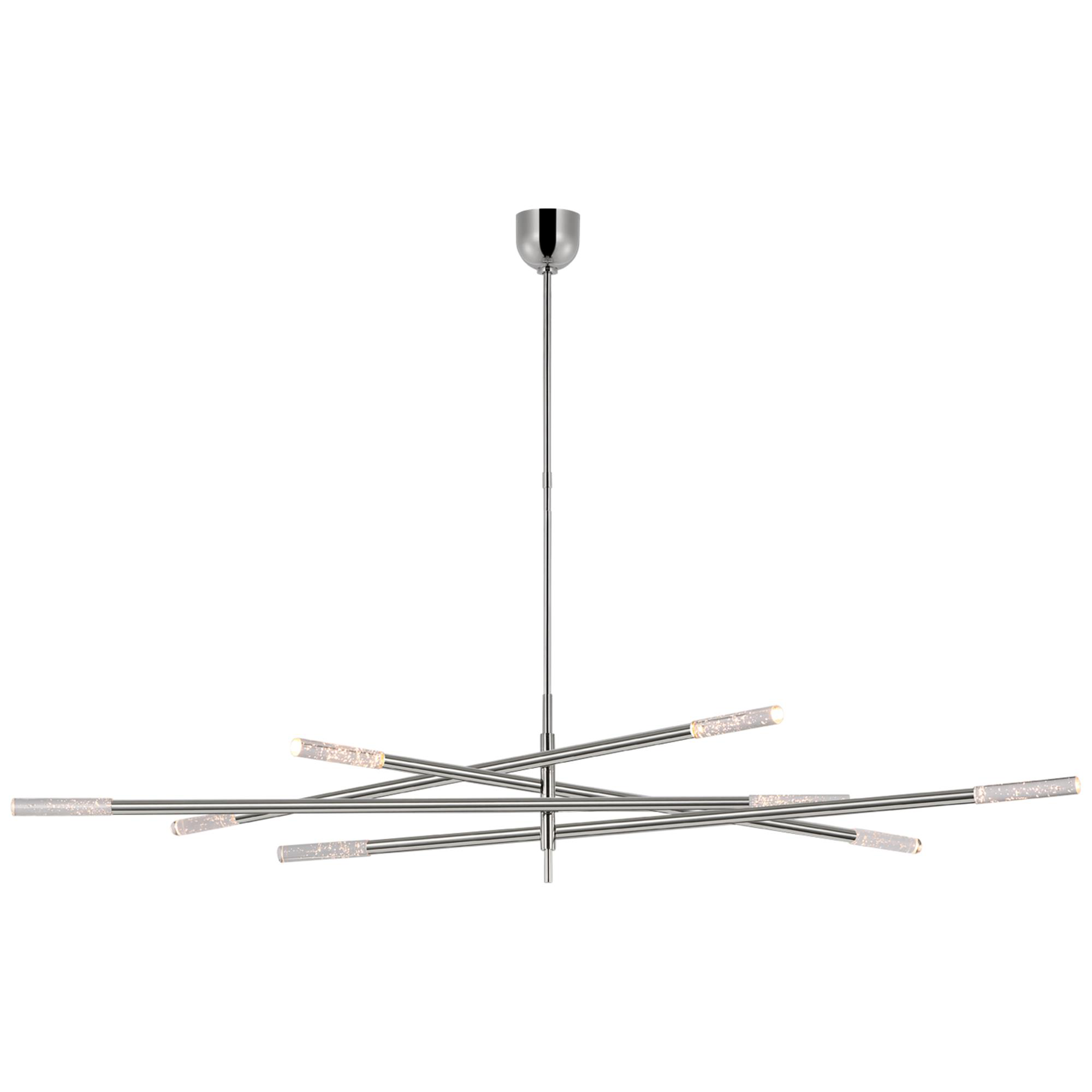 Shown in Polished Nickel finish and Polished Nickel glass