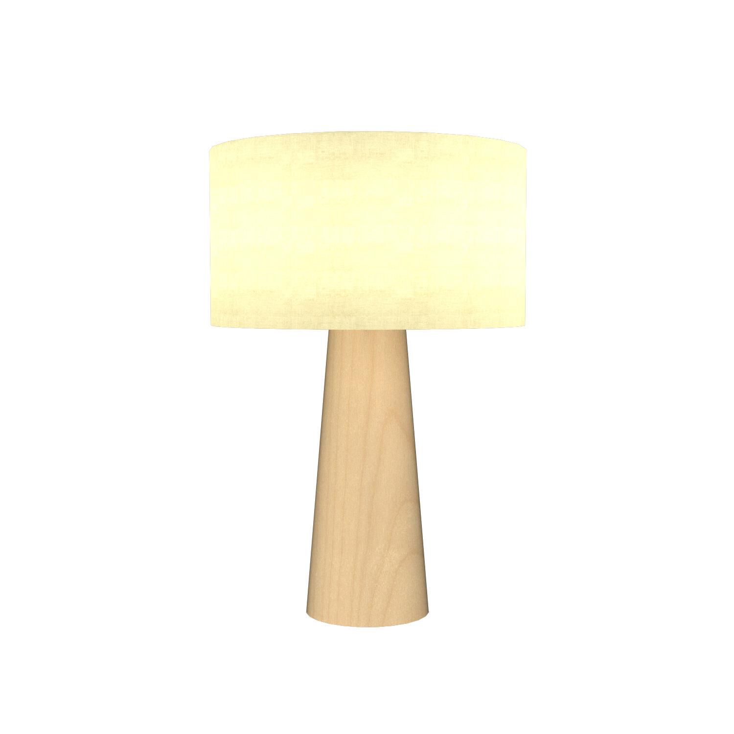 Shown in Maple finish and Raw Cotton shade