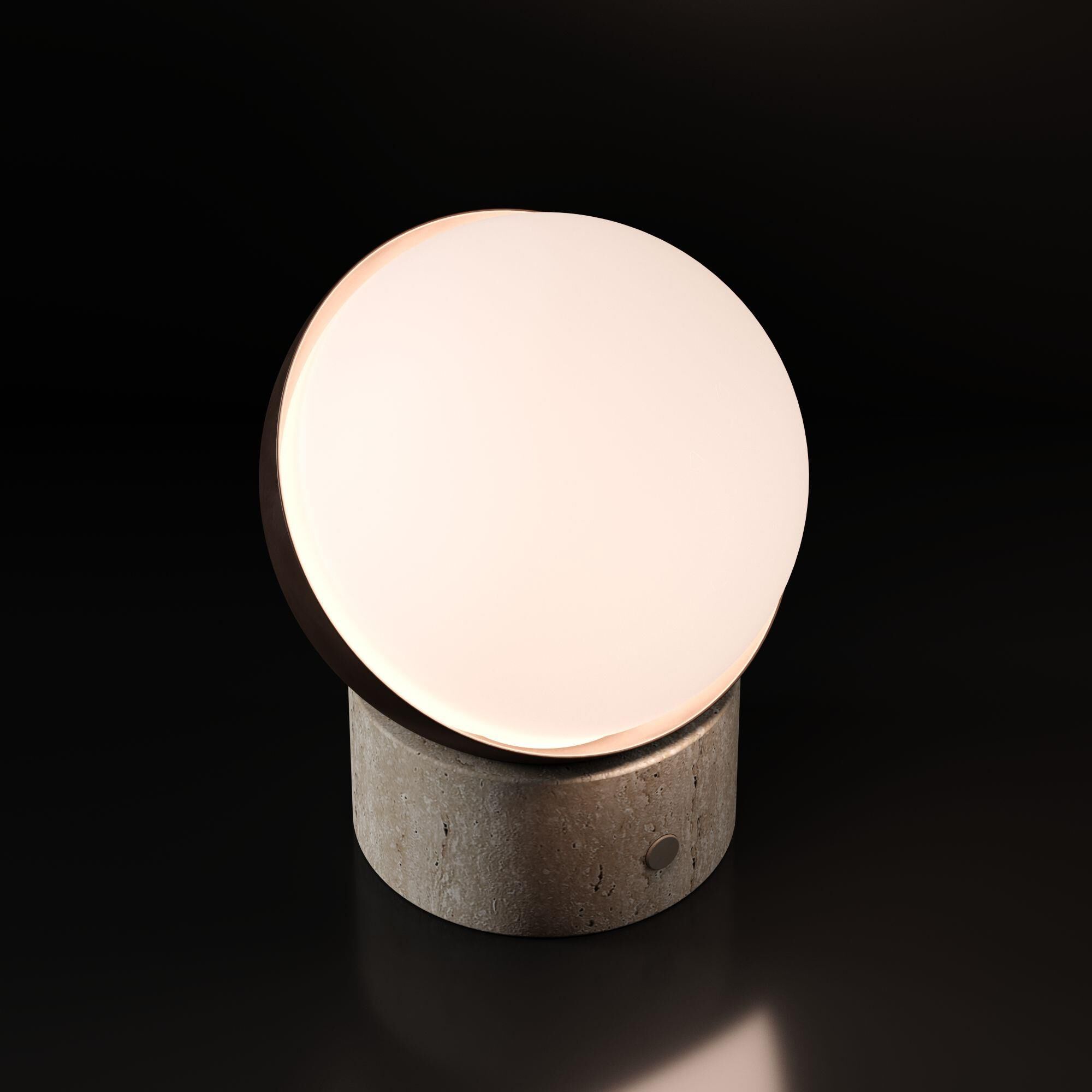 Kibun Orb 21 Inch Table Lamp by Bulbrite