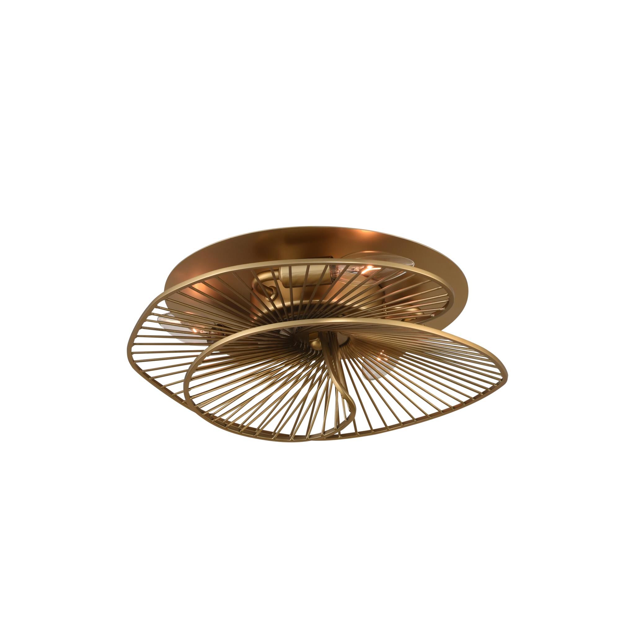 Aurora 14 Inch 3 Light Flush Mount by Kalco Lighting