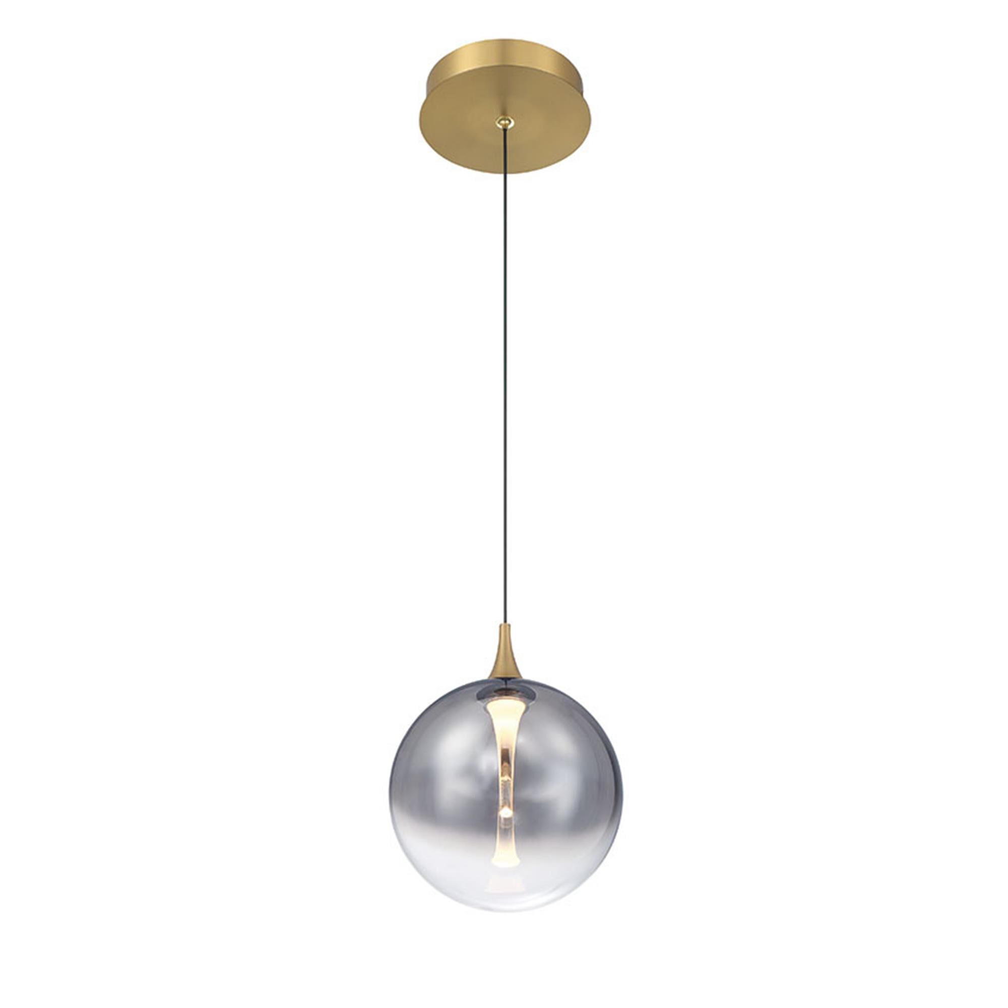 Shown in Gold finish and Smoked glass