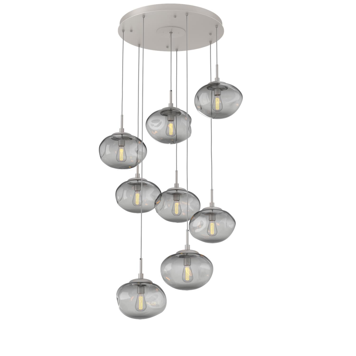 Levi Wilson Nebula 31 Inch 8 Light Multi Light Pendant by Hammerton Studio